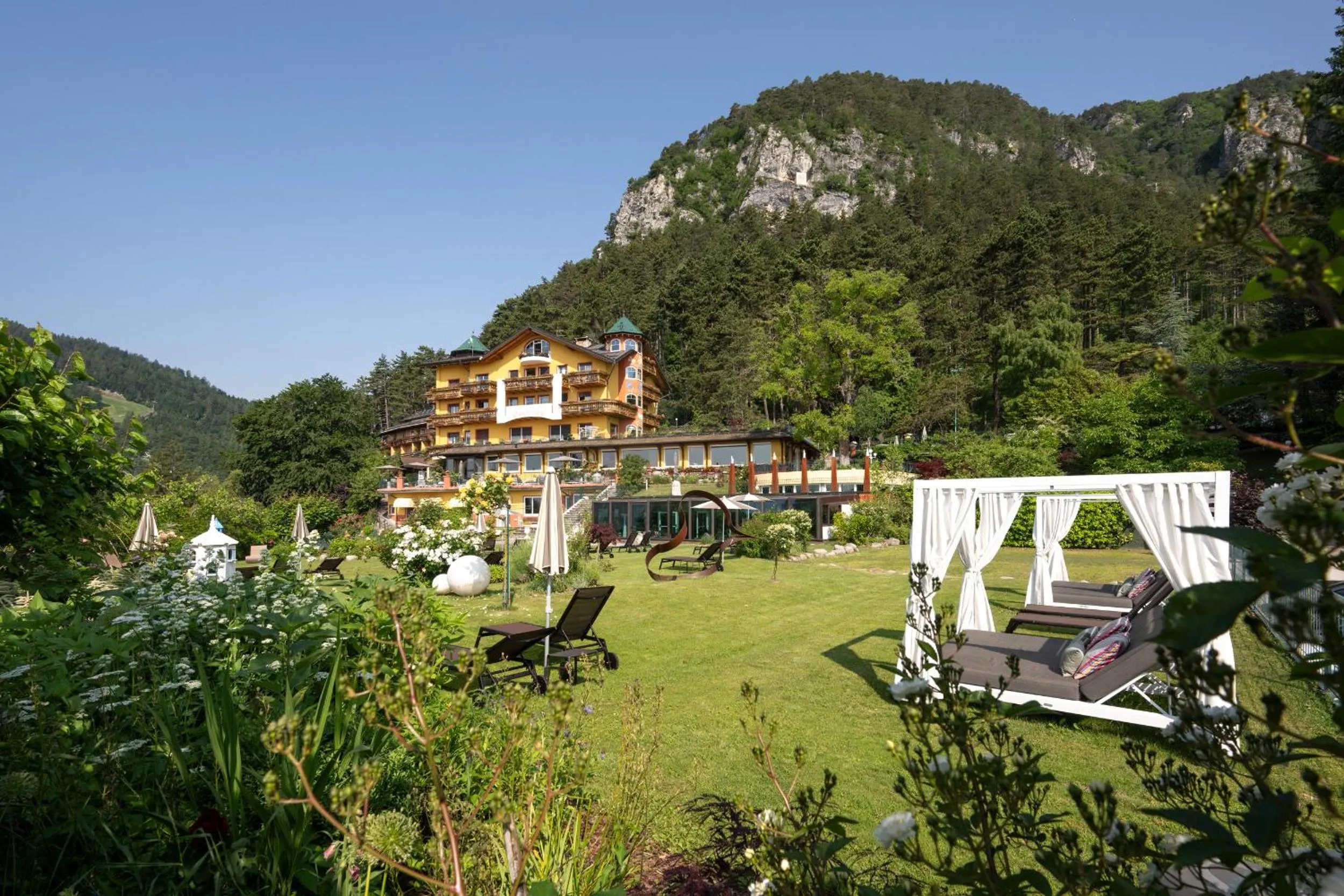 Garden in Alp Wellness Sport Hotel Panorama