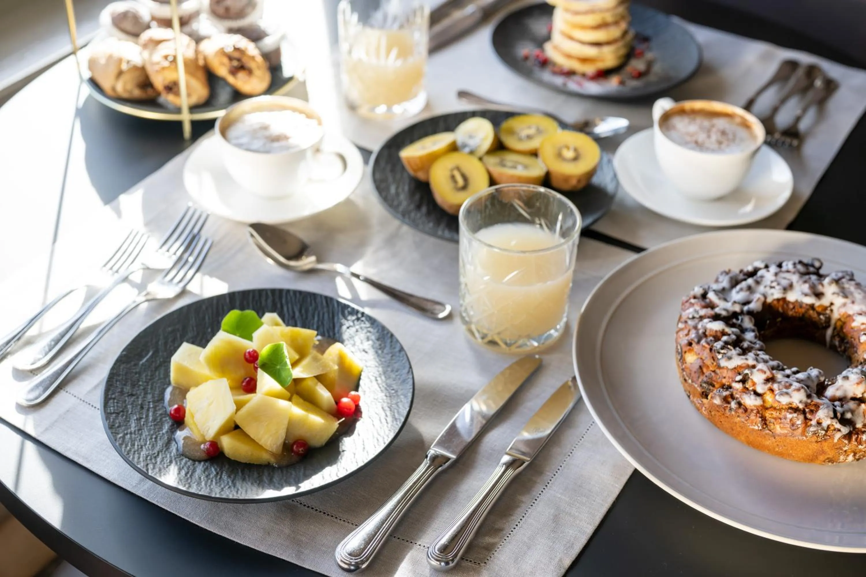 Continental breakfast in Alp Wellness Sport Hotel Panorama