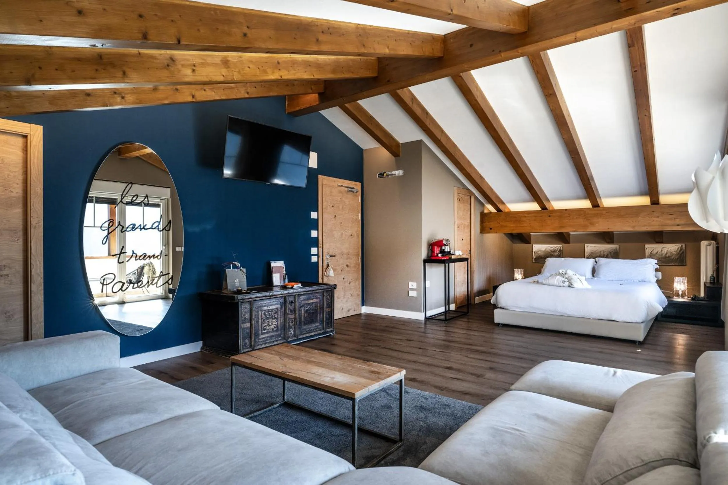 Bedroom, Bed in Alp Wellness Sport Hotel Panorama