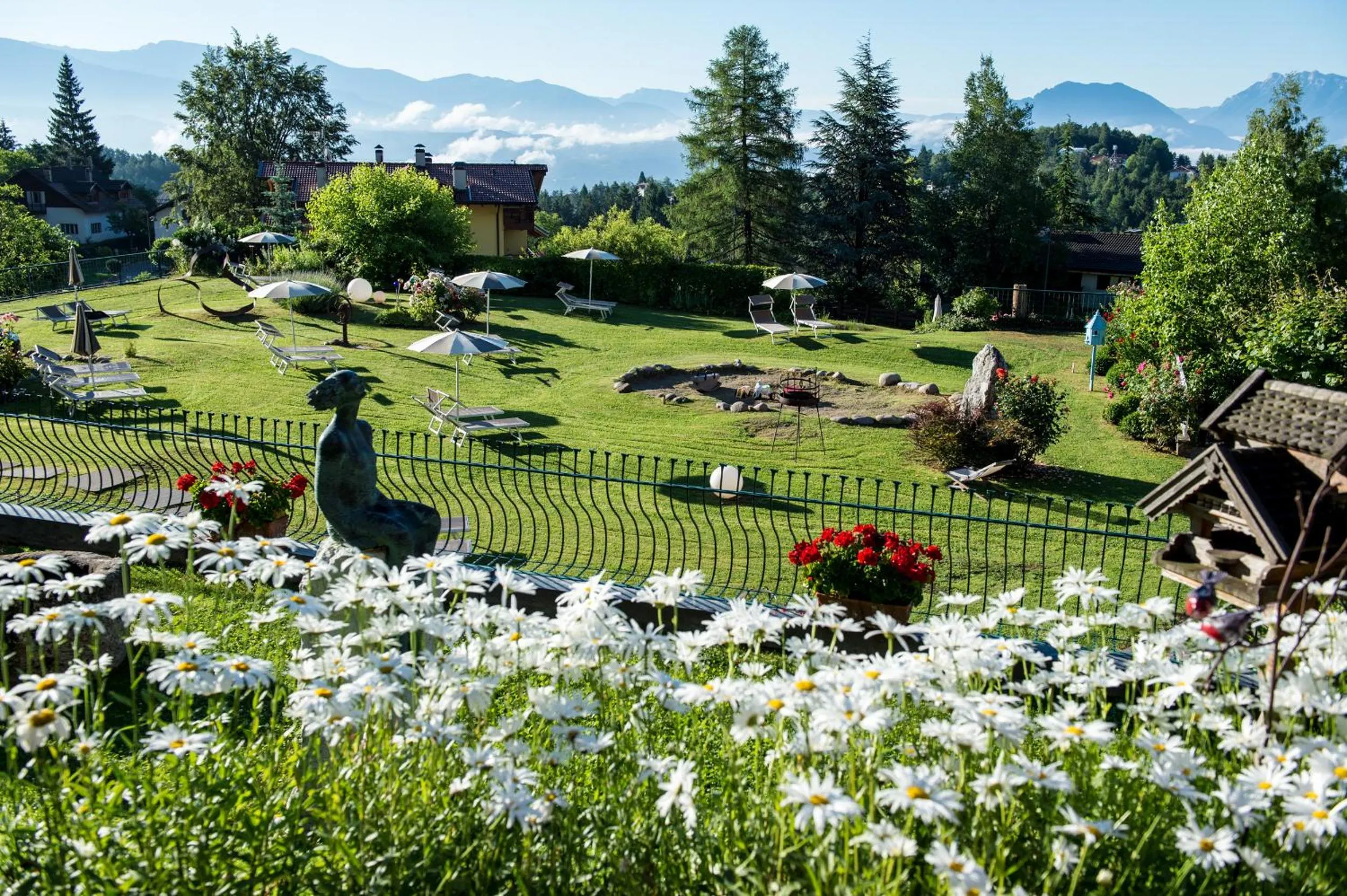 Garden in Alp Wellness Sport Hotel Panorama