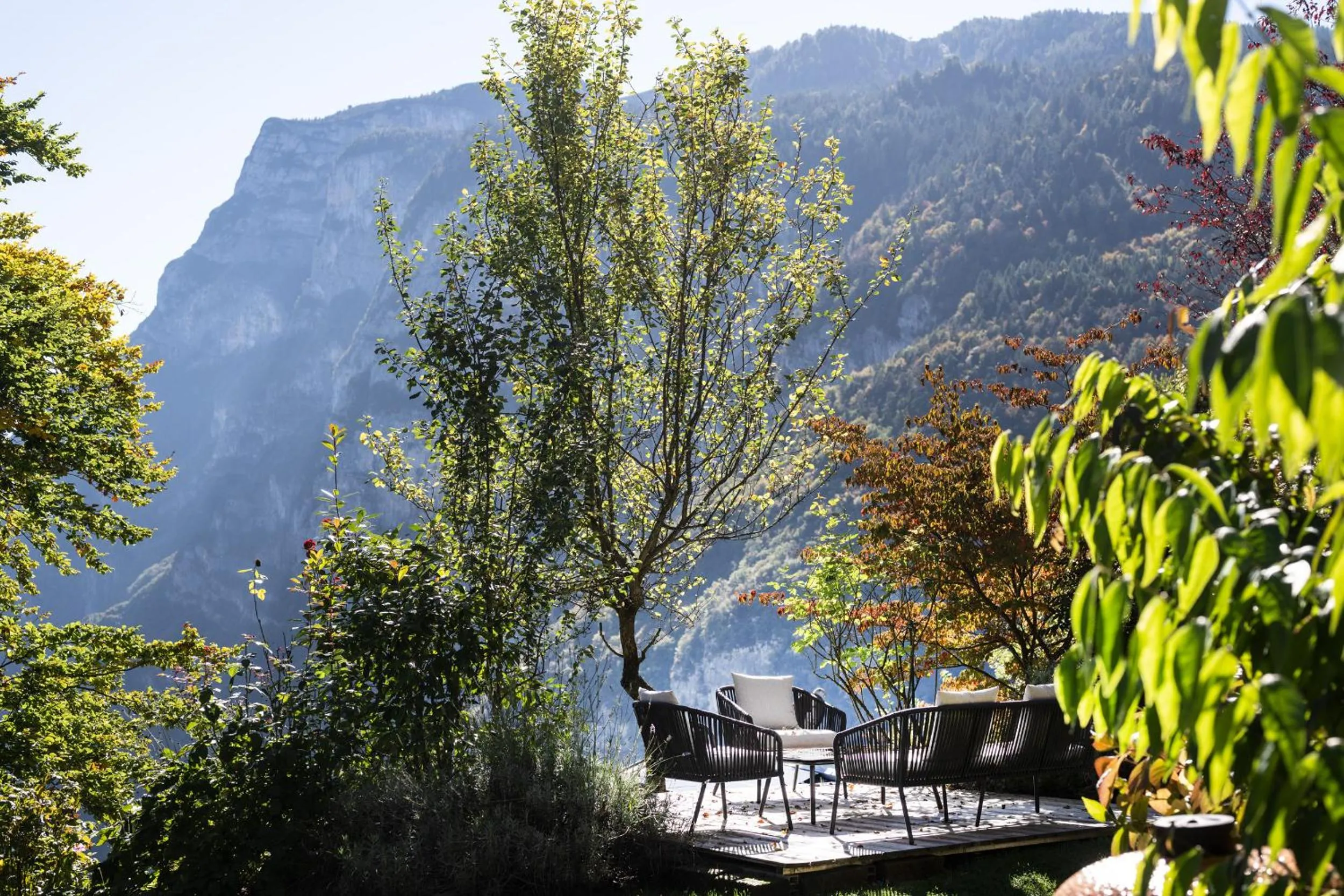 Garden in Alp Wellness Sport Hotel Panorama