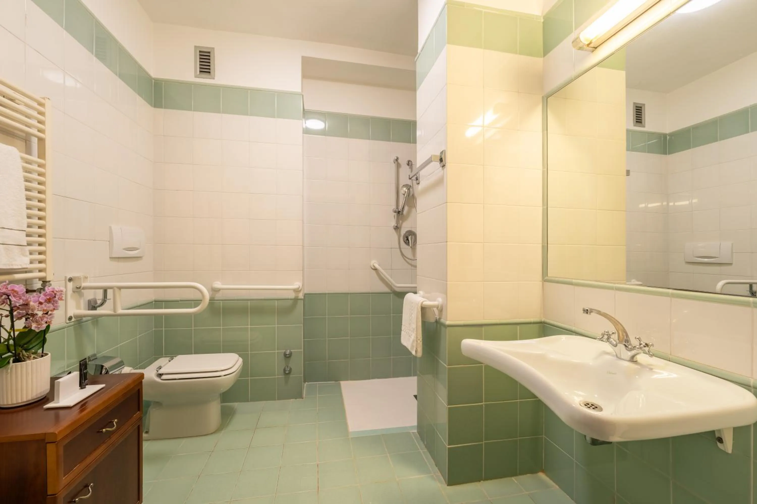 Facility for disabled guests in Hotel Raffaello