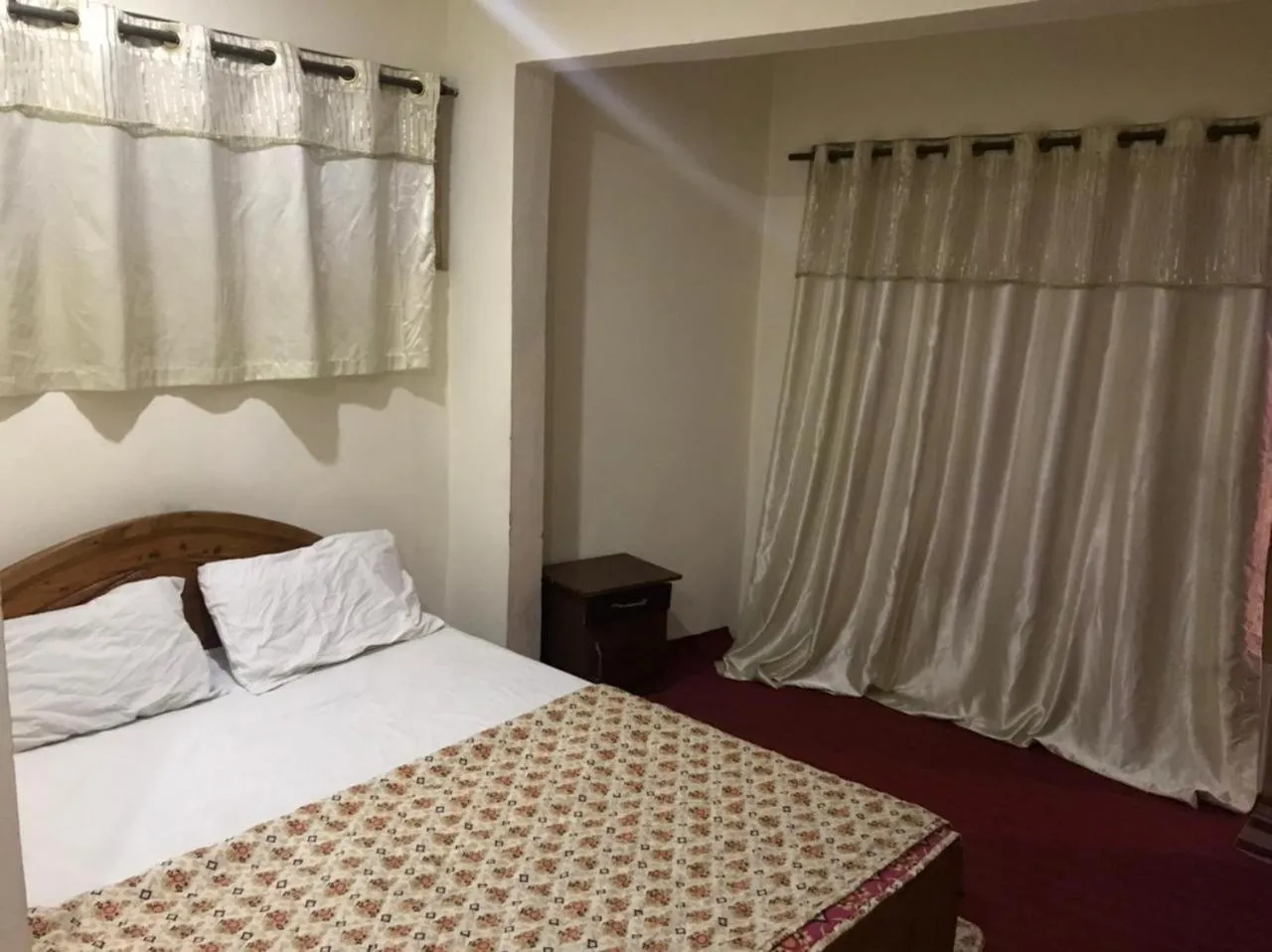 Bed in Highlander inn Skardu