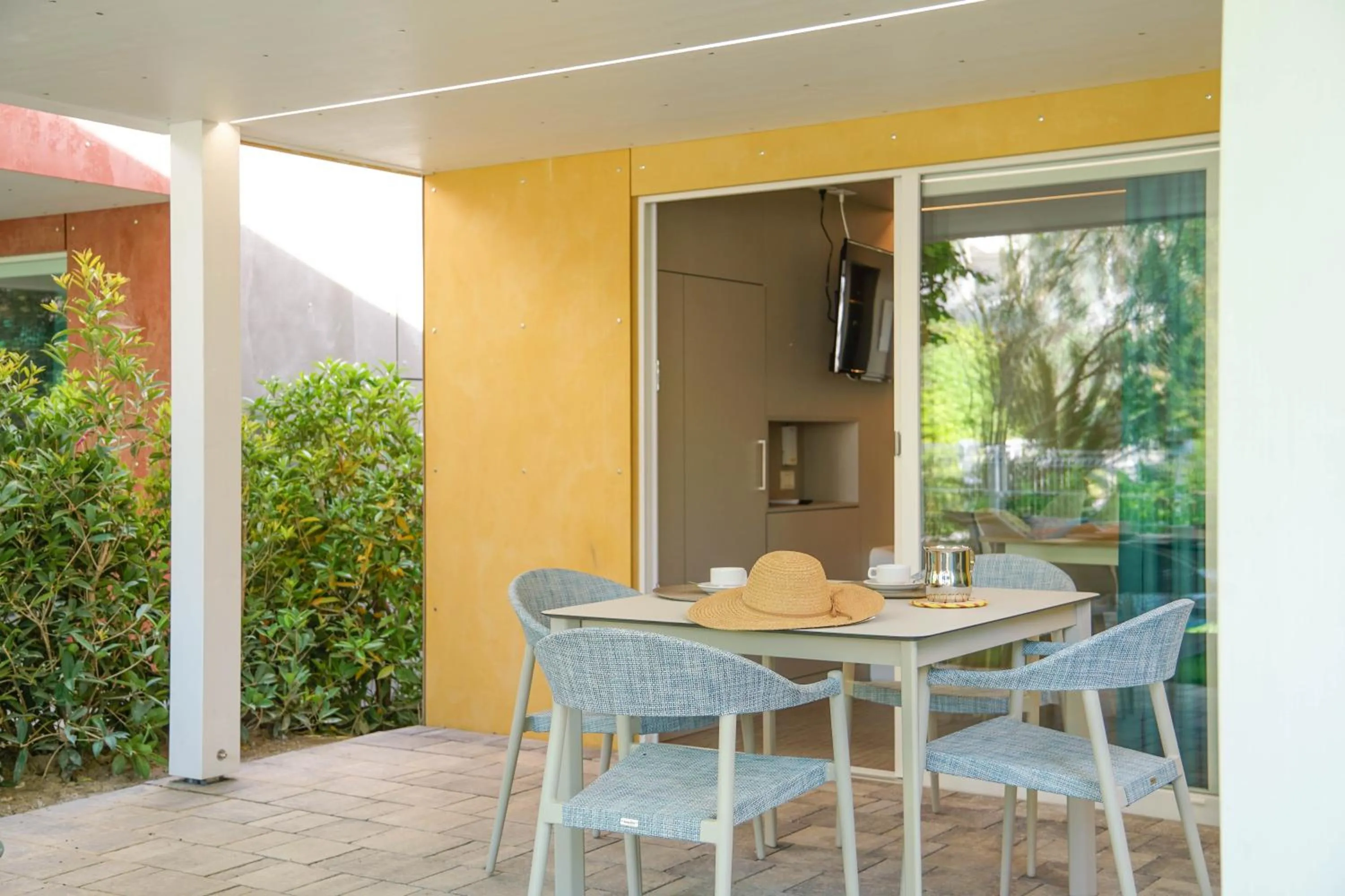 Patio in Art&Park Hotel Union Lido