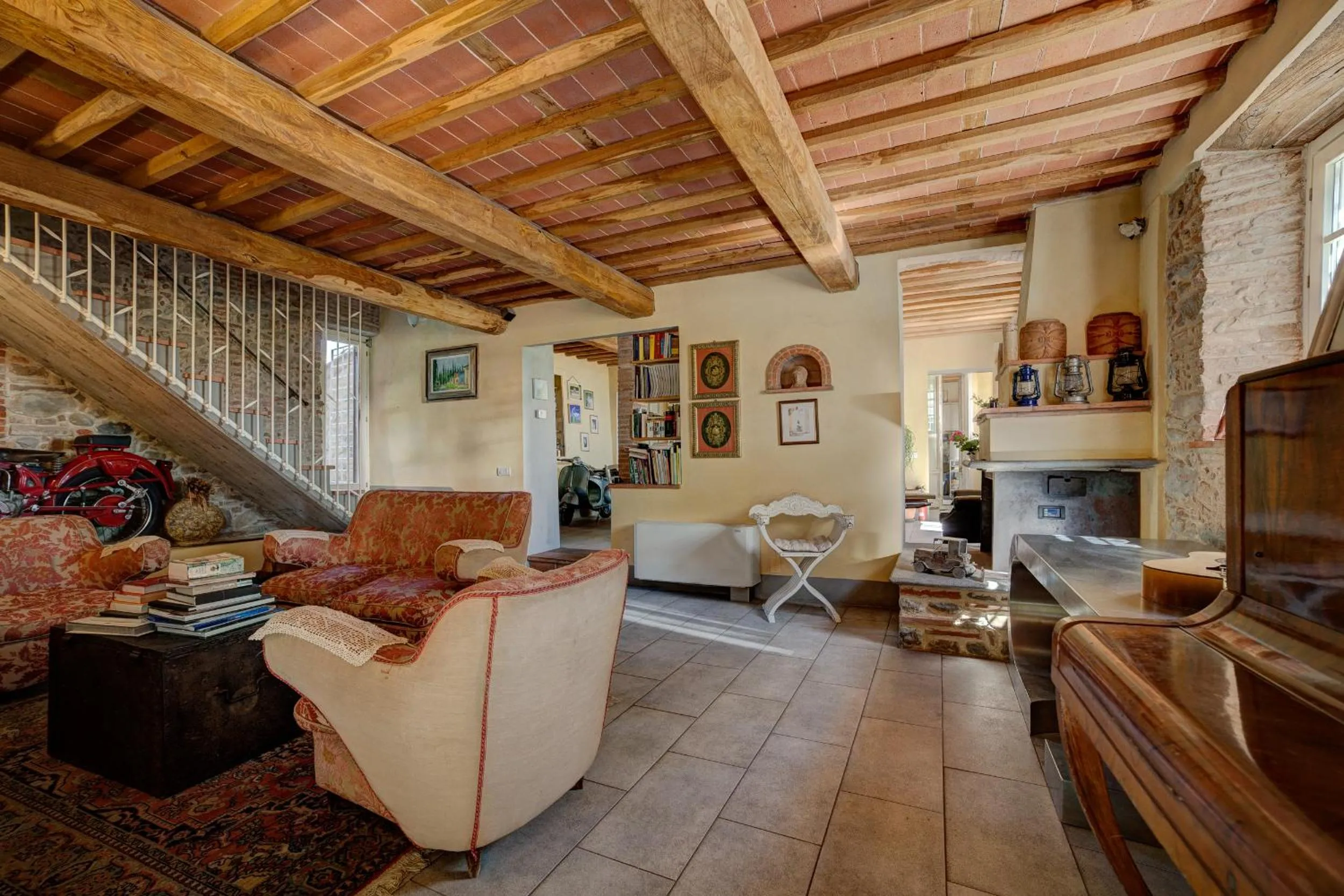 Communal lounge/ TV room in Relais Del Lago