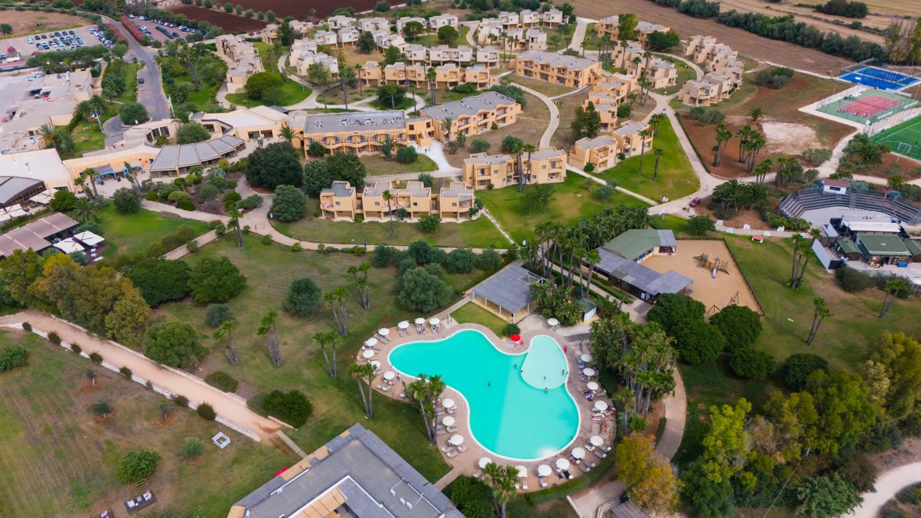 Bird's eye view in VOI Arenella Resort