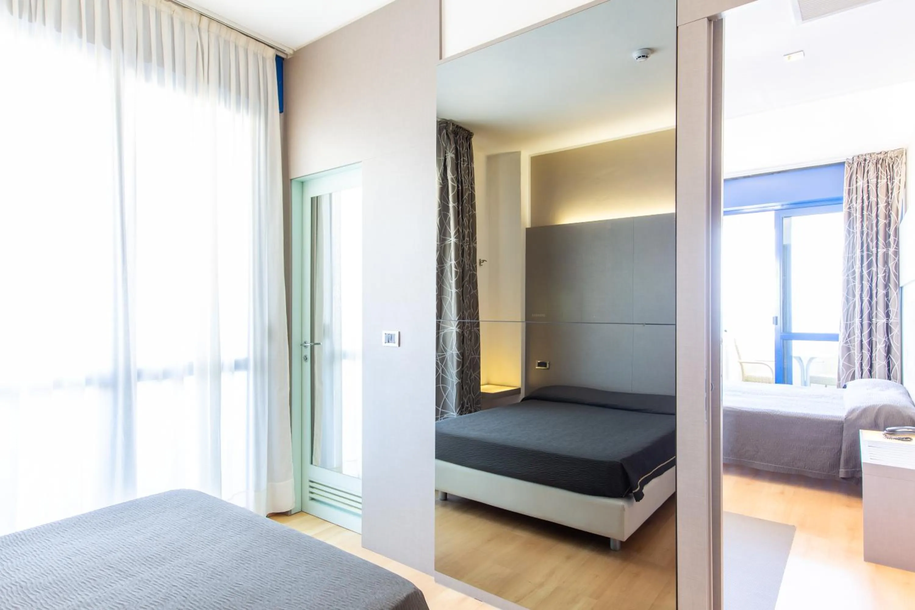 Photo of the whole room, Bed in Hotel Baltic Riccione-Fronte Mare