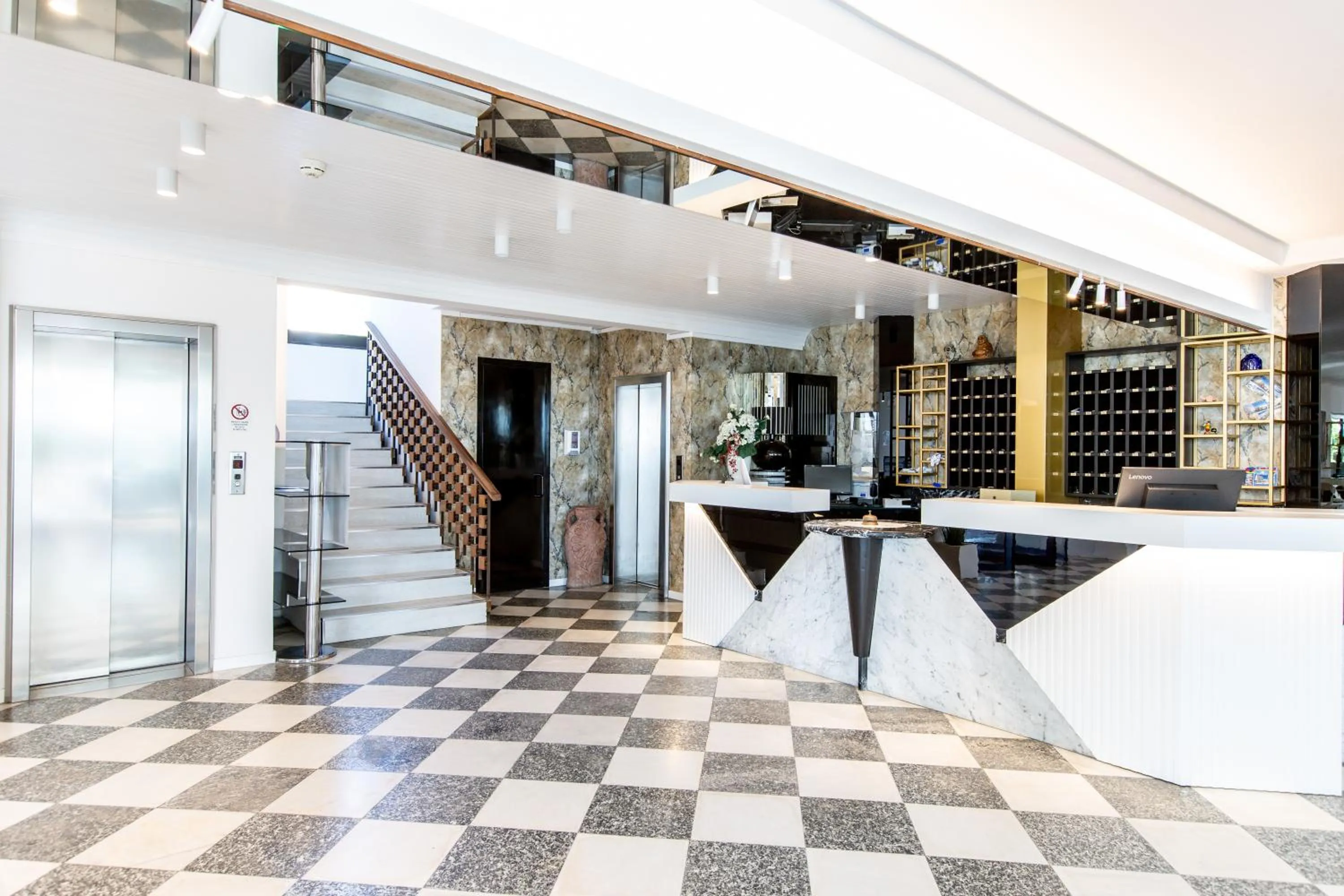 Lobby or reception in Hotel Baltic Riccione-Fronte Mare