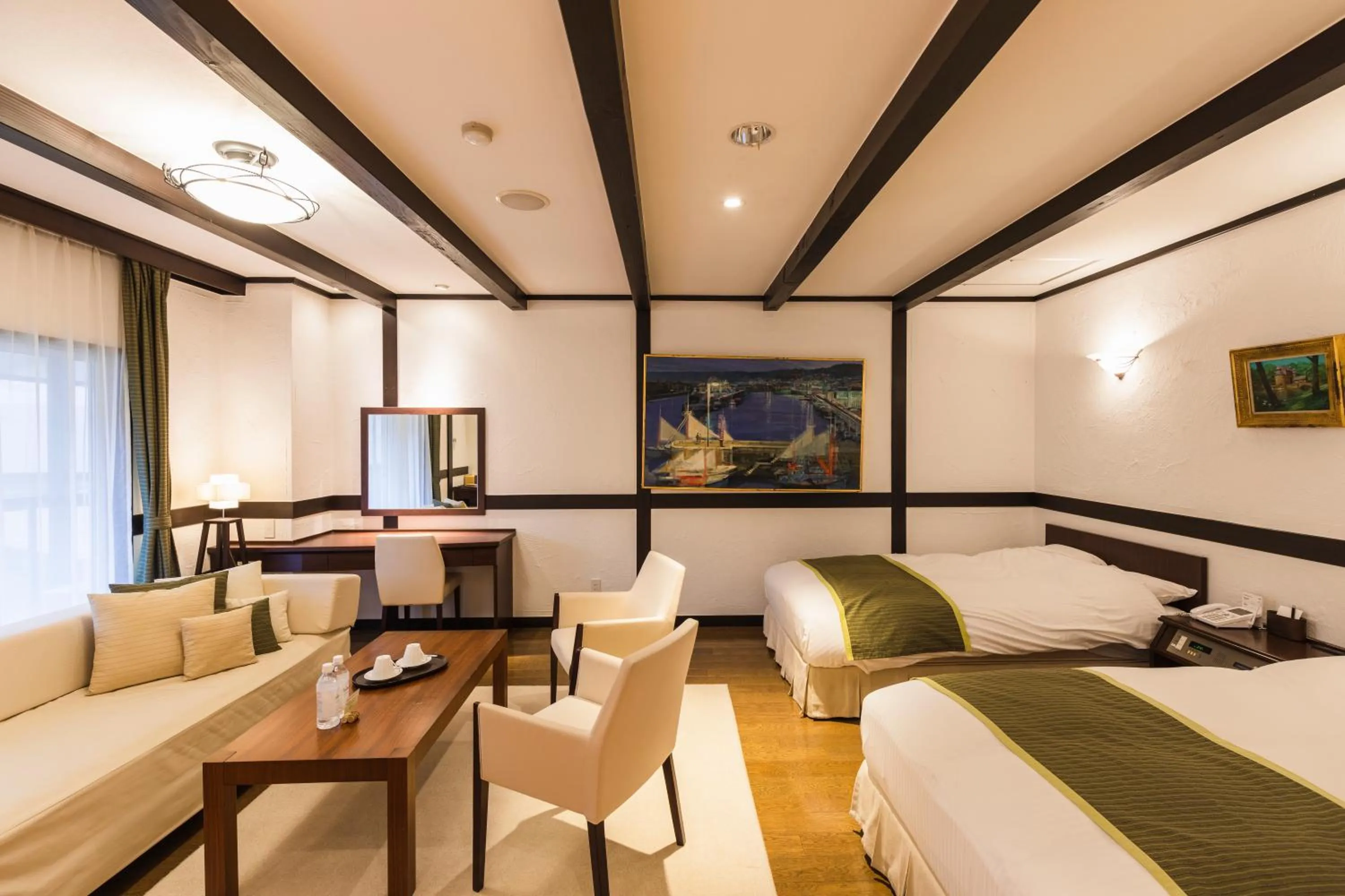 Bed in Hotel Jogakura