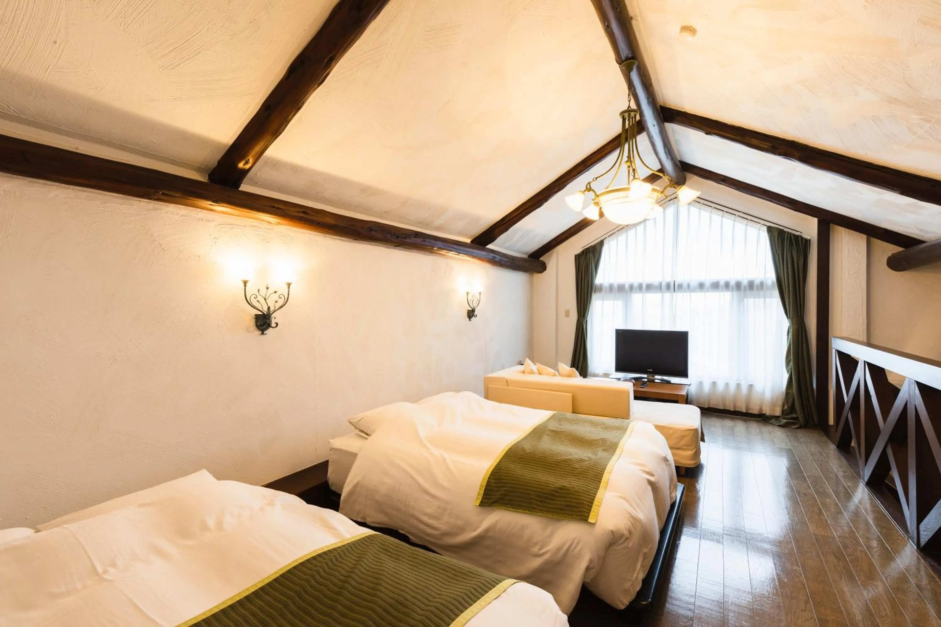 Bed in Hotel Jogakura