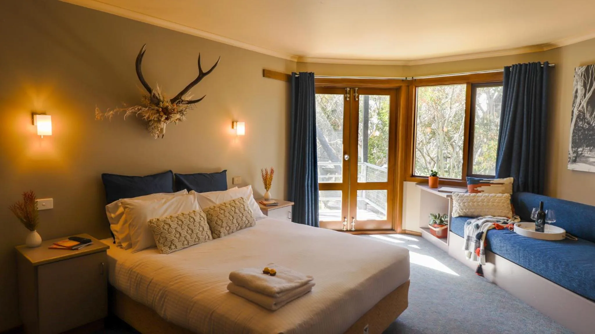 Bed in Hotel High Plains