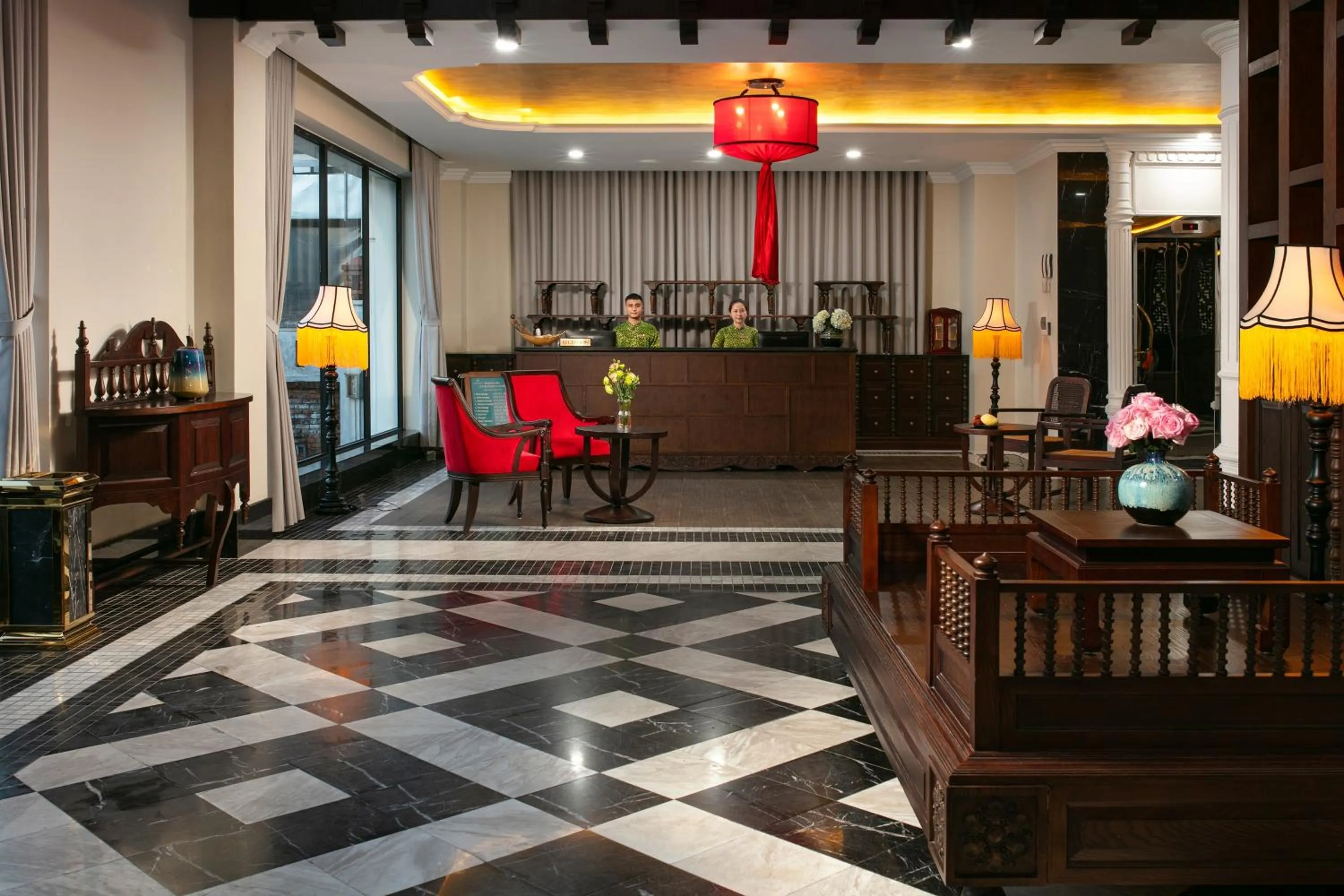 Lobby or reception in Silkian Hoian Boutique Hotel & Spa