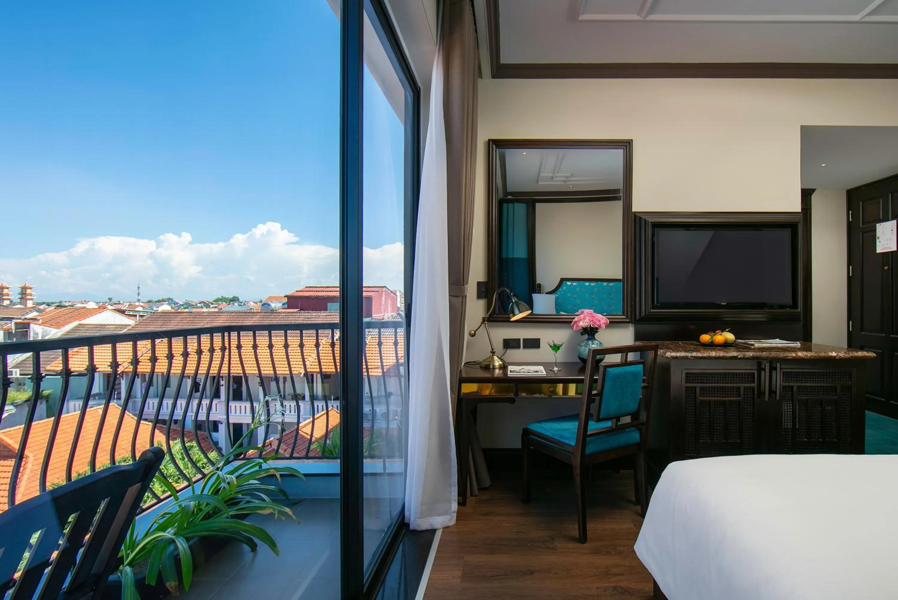 Balcony/Terrace in Silkian Hoian Boutique Hotel & Spa