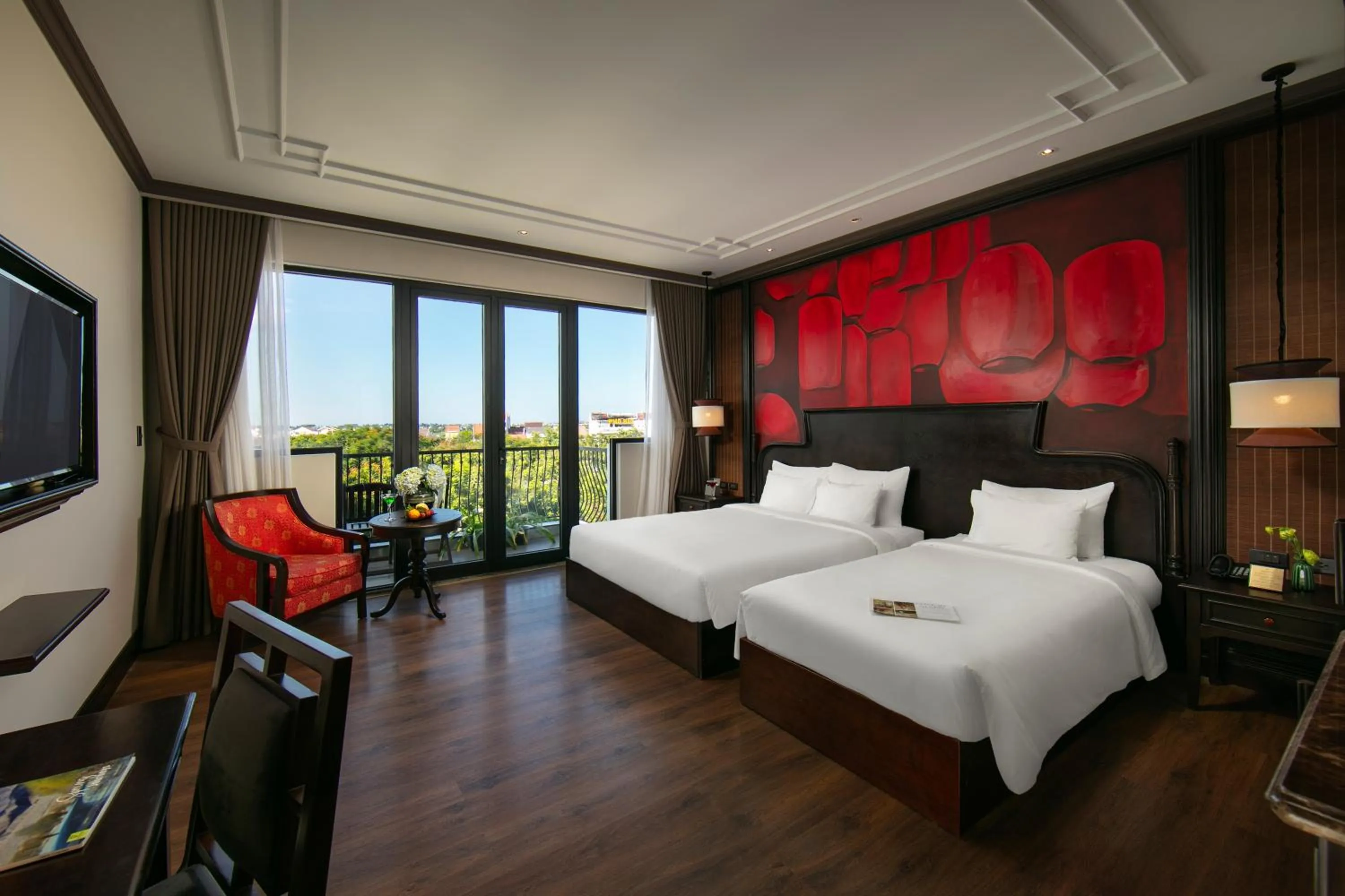 Photo of the whole room, Bed in Silkian Hoian Boutique Hotel & Spa