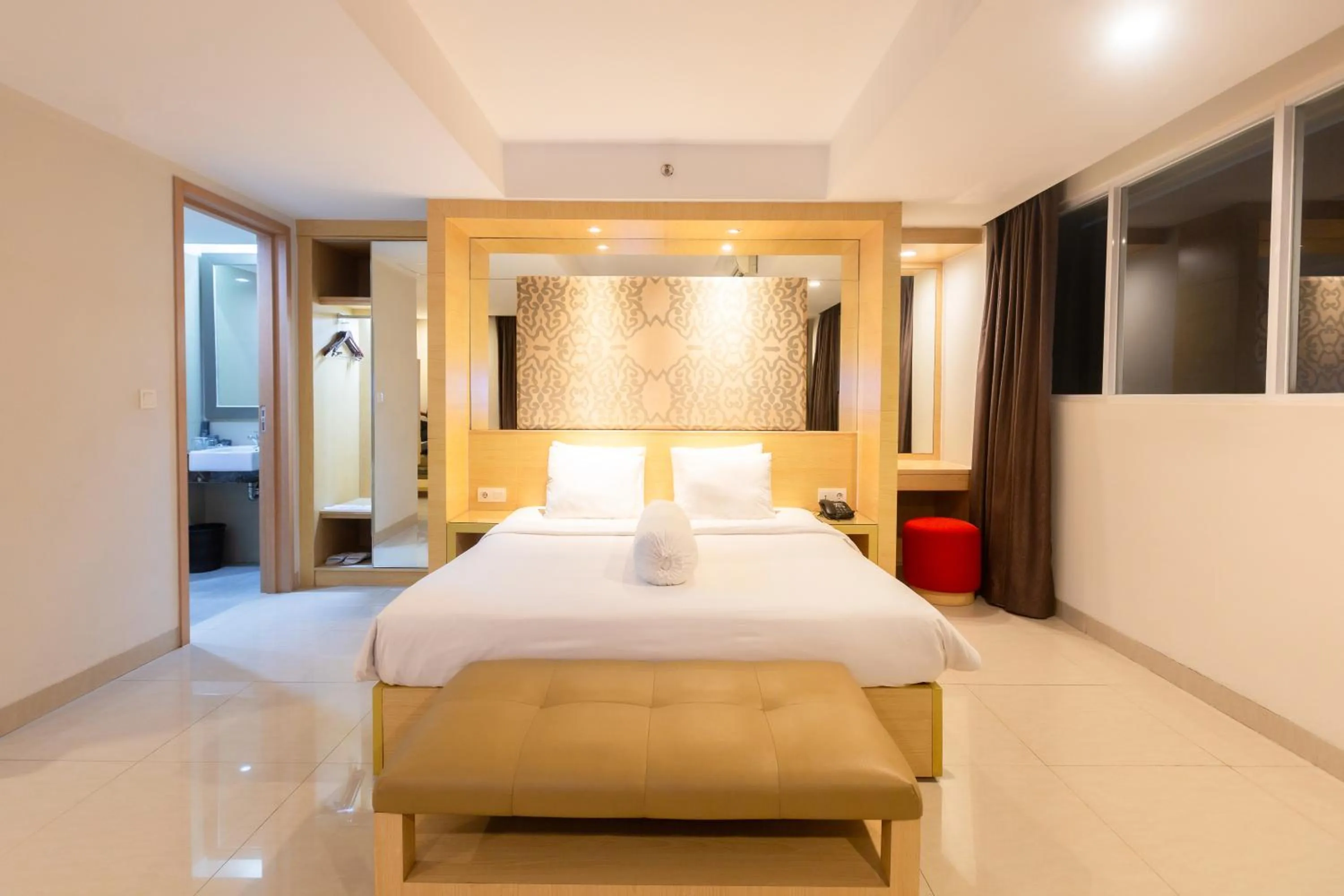 Bed in Metland Hotel Cirebon