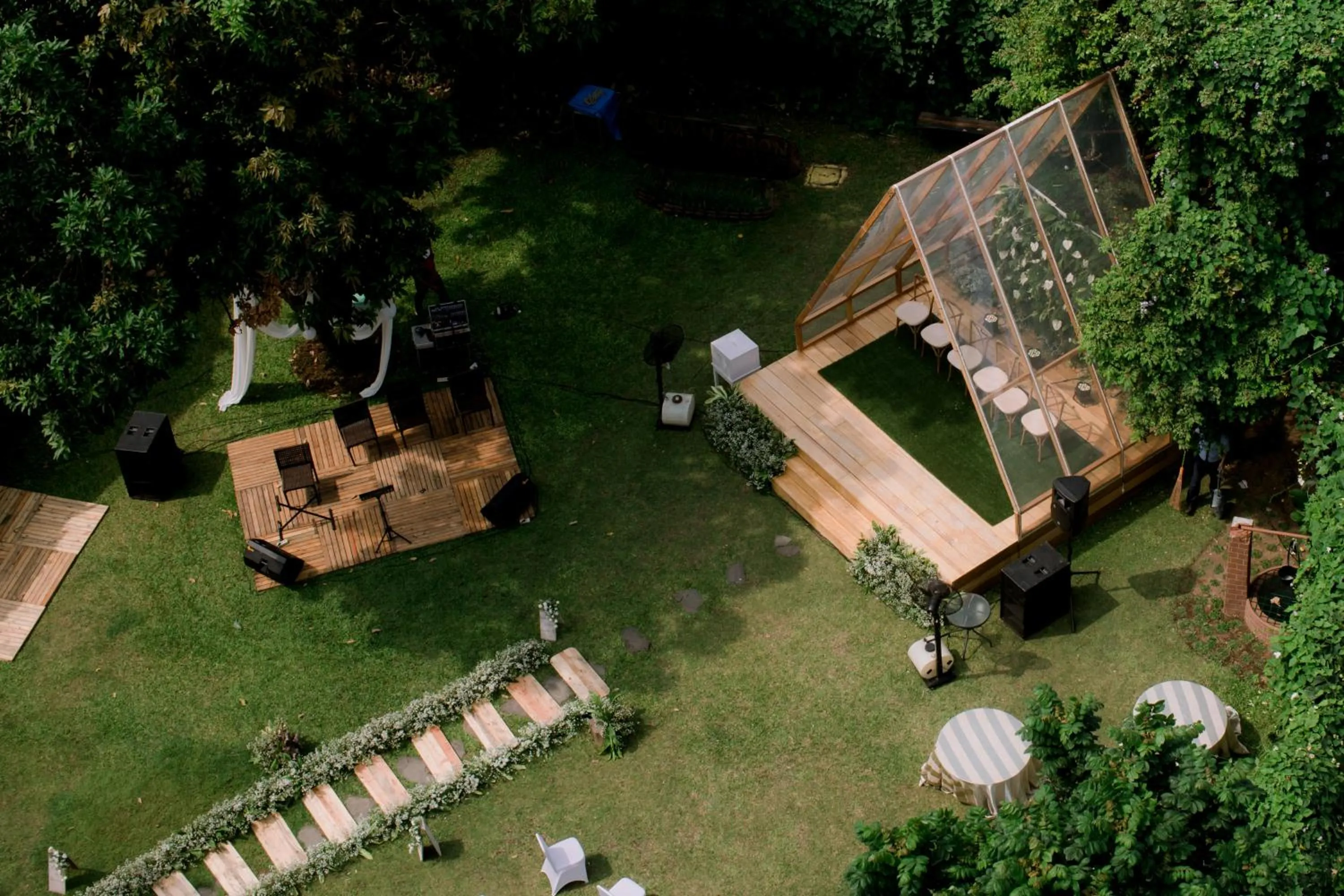 Garden view in Metland Hotel Cirebon