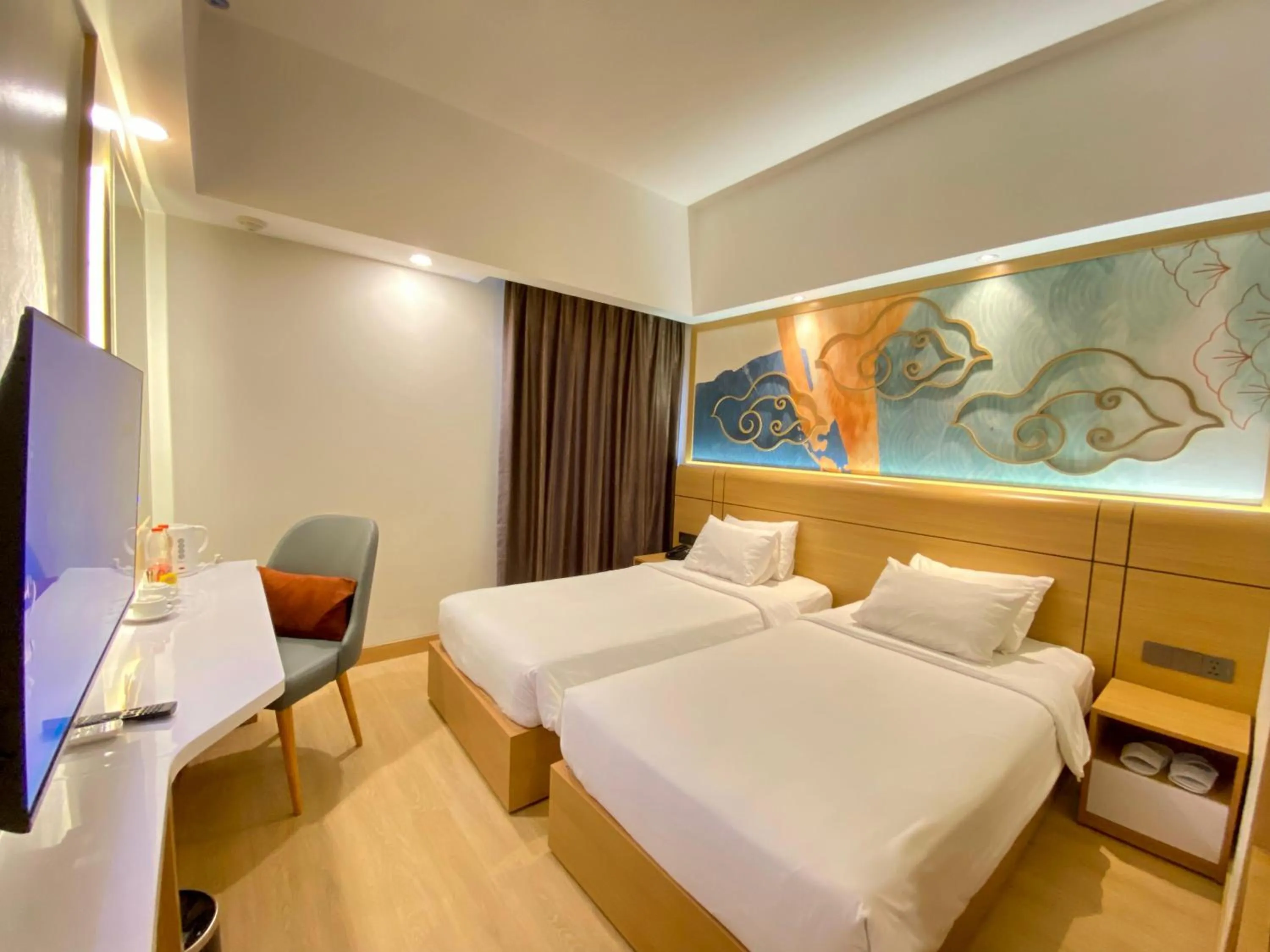 Bed in Metland Hotel Cirebon
