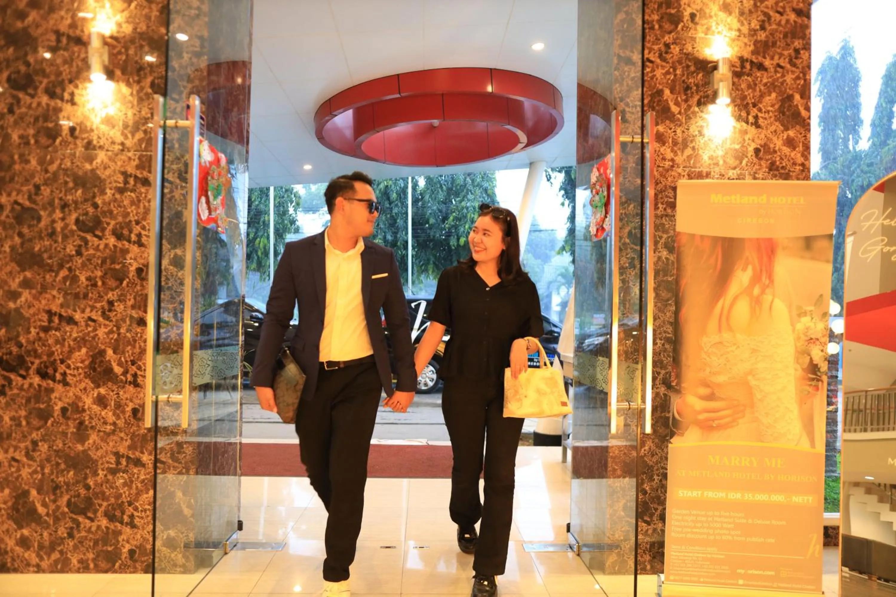 Facade/entrance in Metland Hotel Cirebon