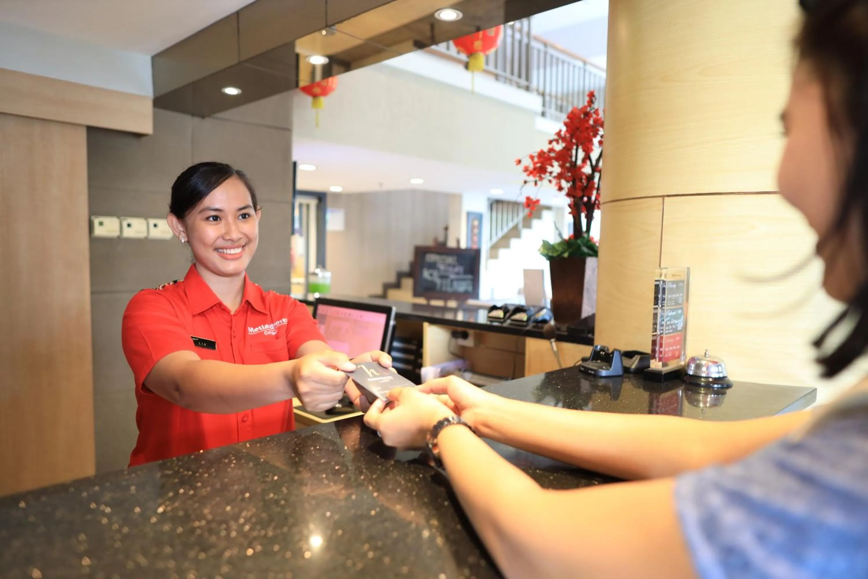 Lobby or reception in Metland Hotel Cirebon