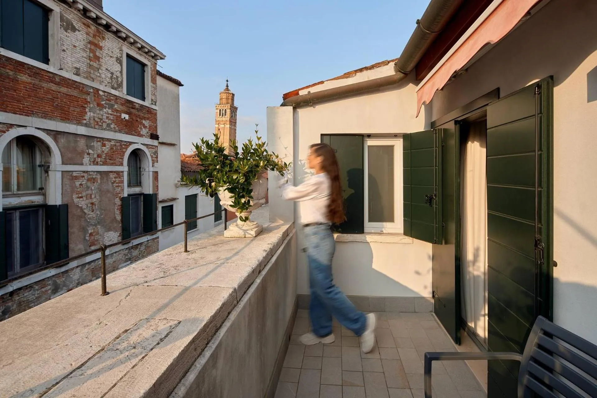 Balcony/Terrace in UNAHOTELS Ala Venezia-Adults 16