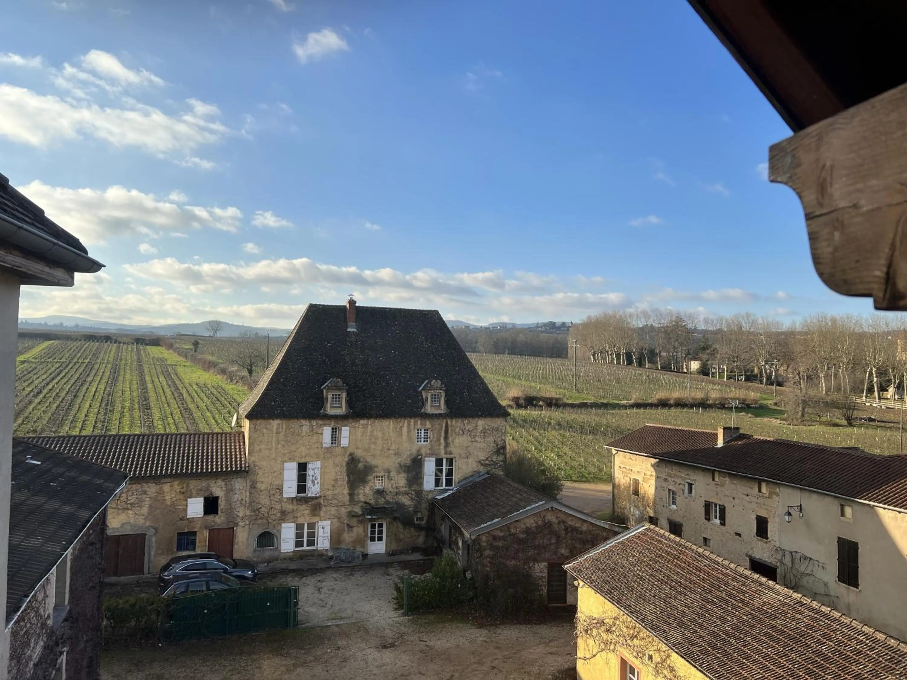 Natural landscape in Logis Hôtels Château de La Barge