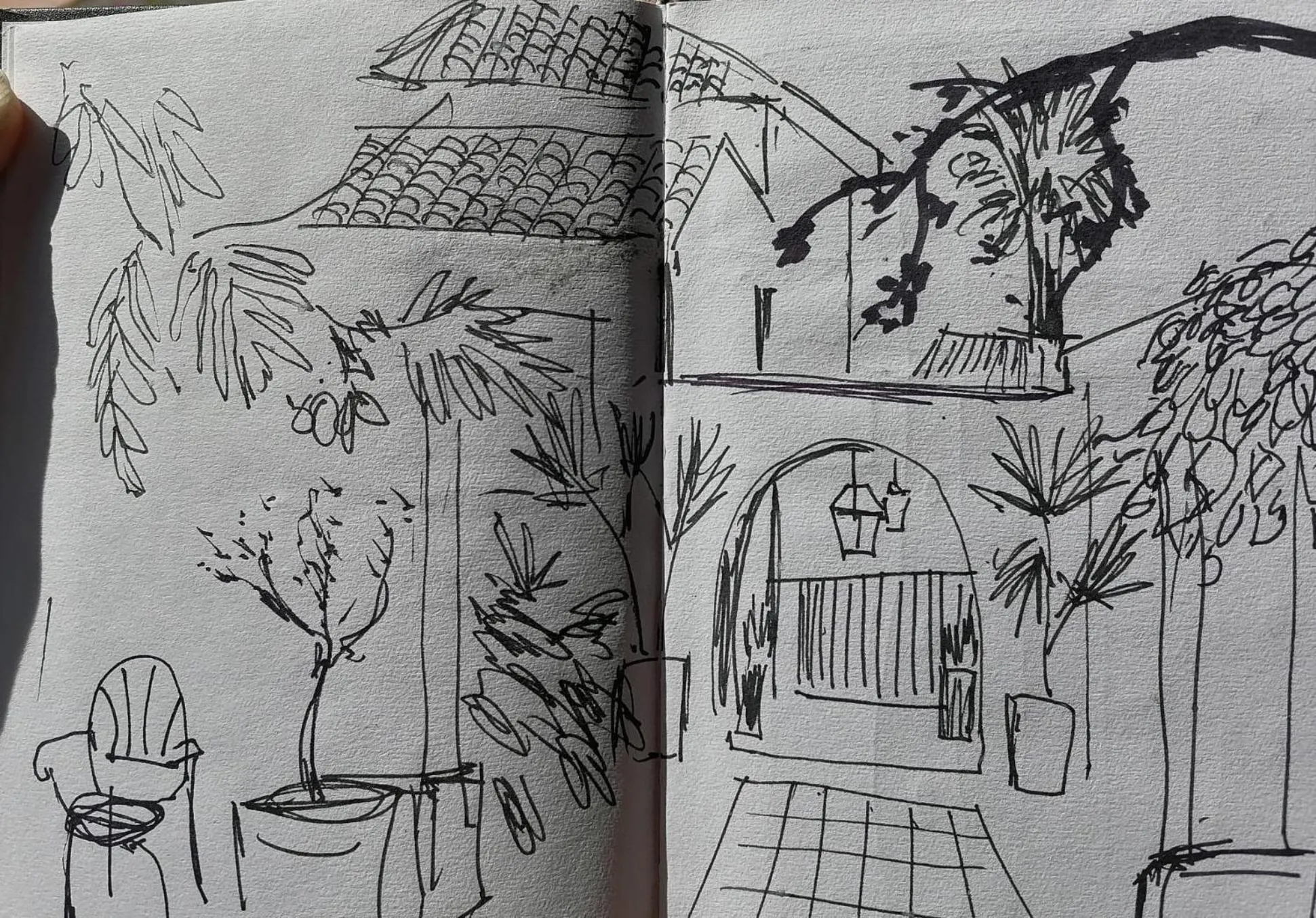 Garden view in Etna Hotel