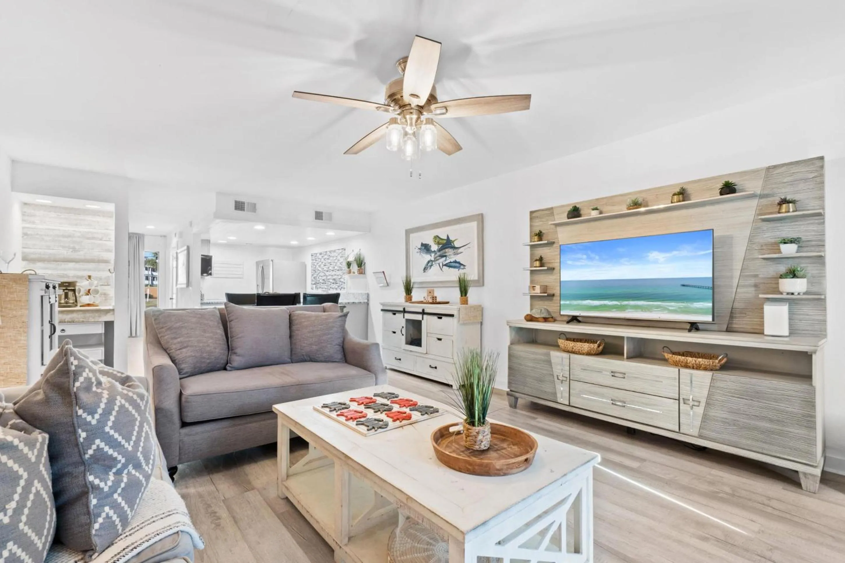 TV and multimedia in Beach House - Summer Reign by Panhandle Getaways