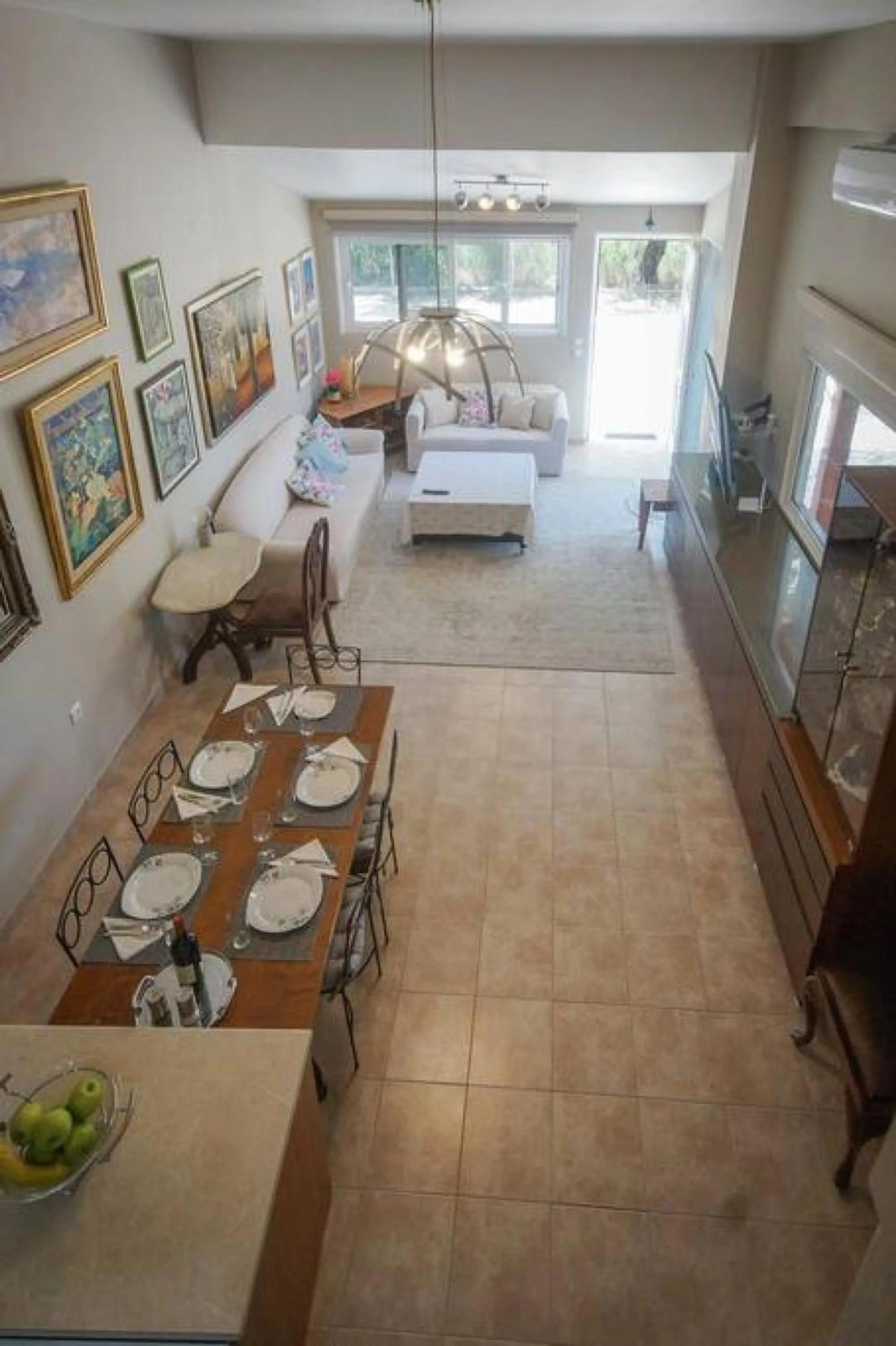 Bed in Violeta's Seaview Apartment in Rhodes