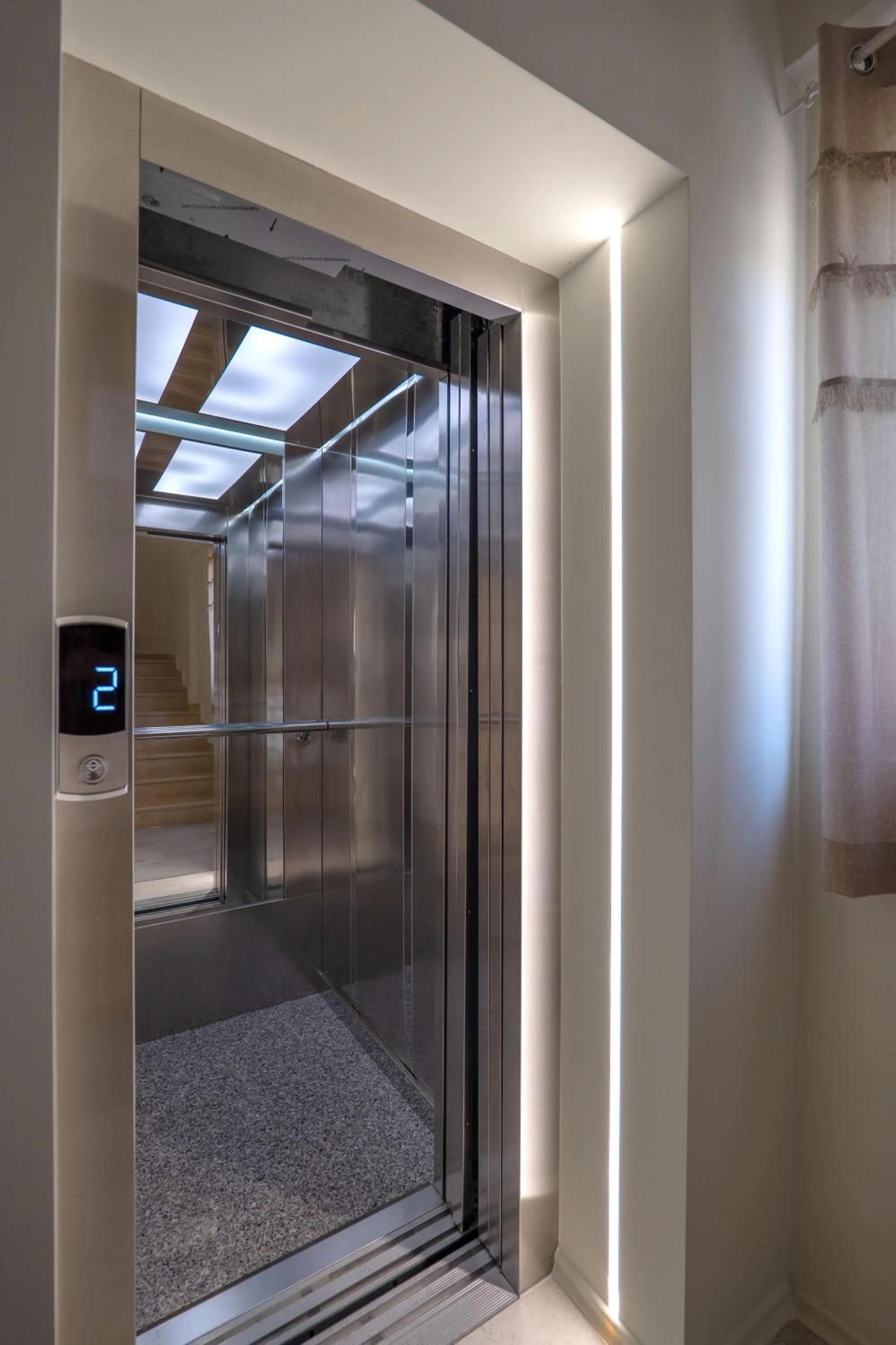 elevator in Keos Hotel