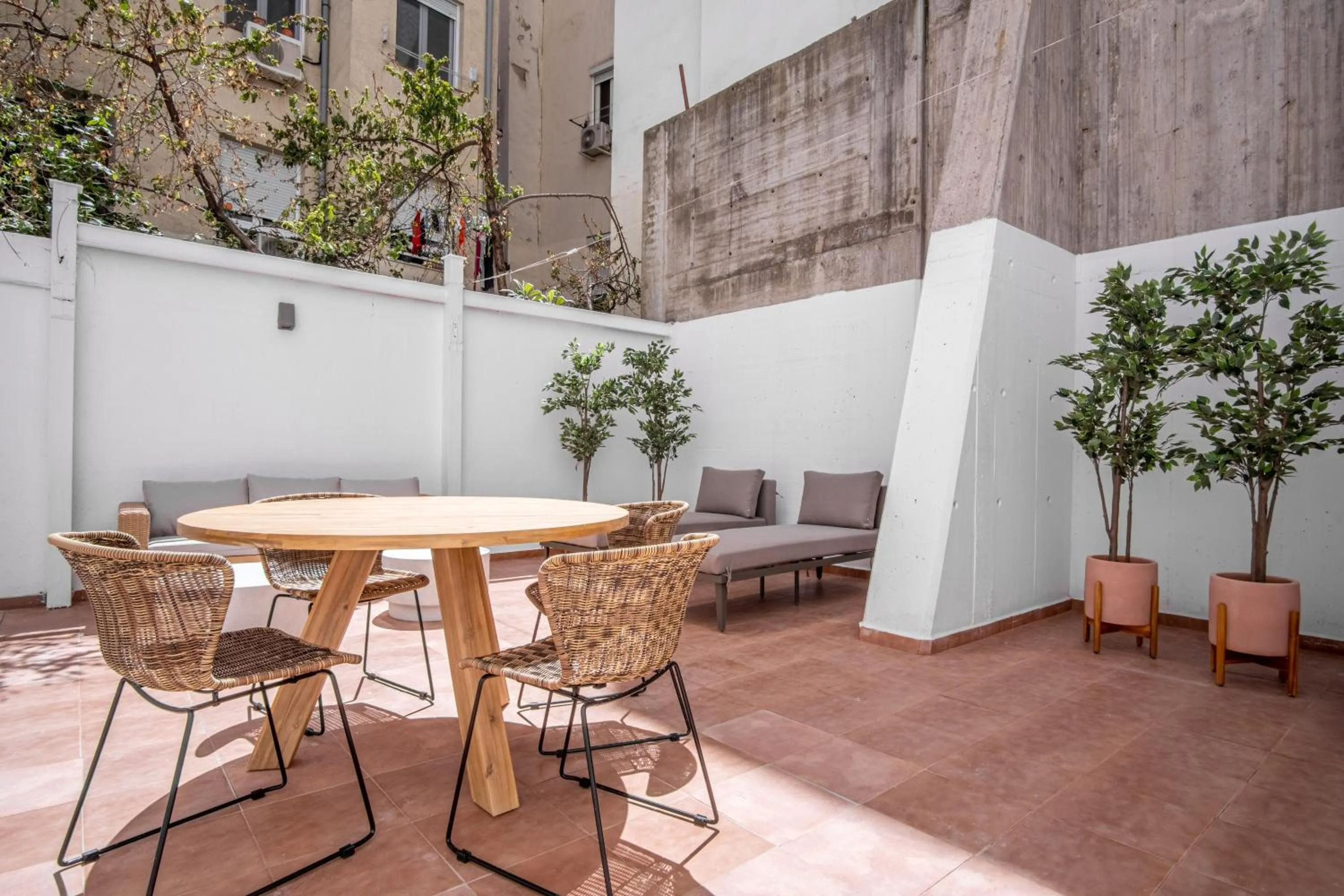 Patio in Limehome Madrid Calle Ave María - estancia temporal