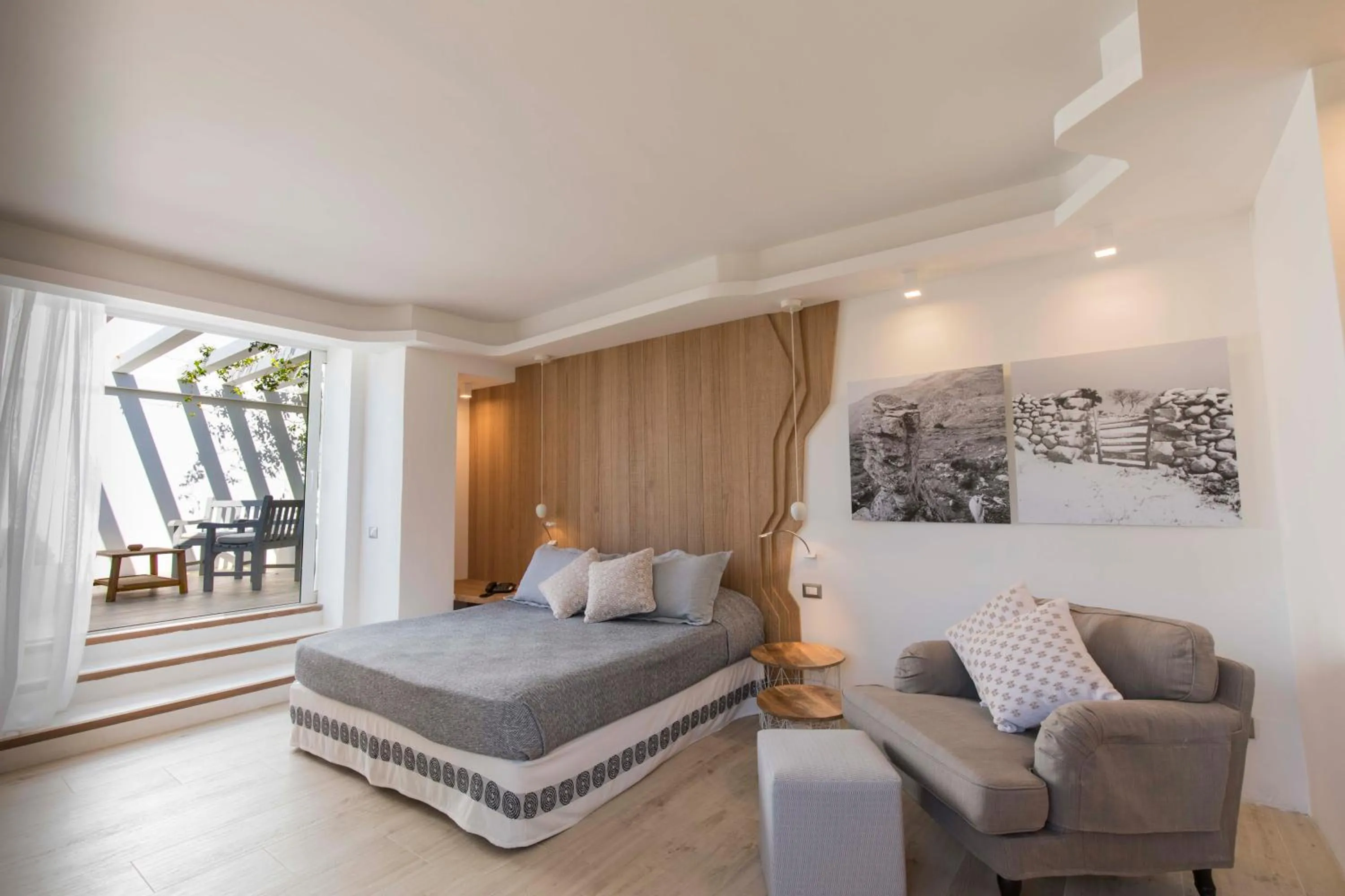 Bed in Hotel Grand Relais Dei Nuraghi