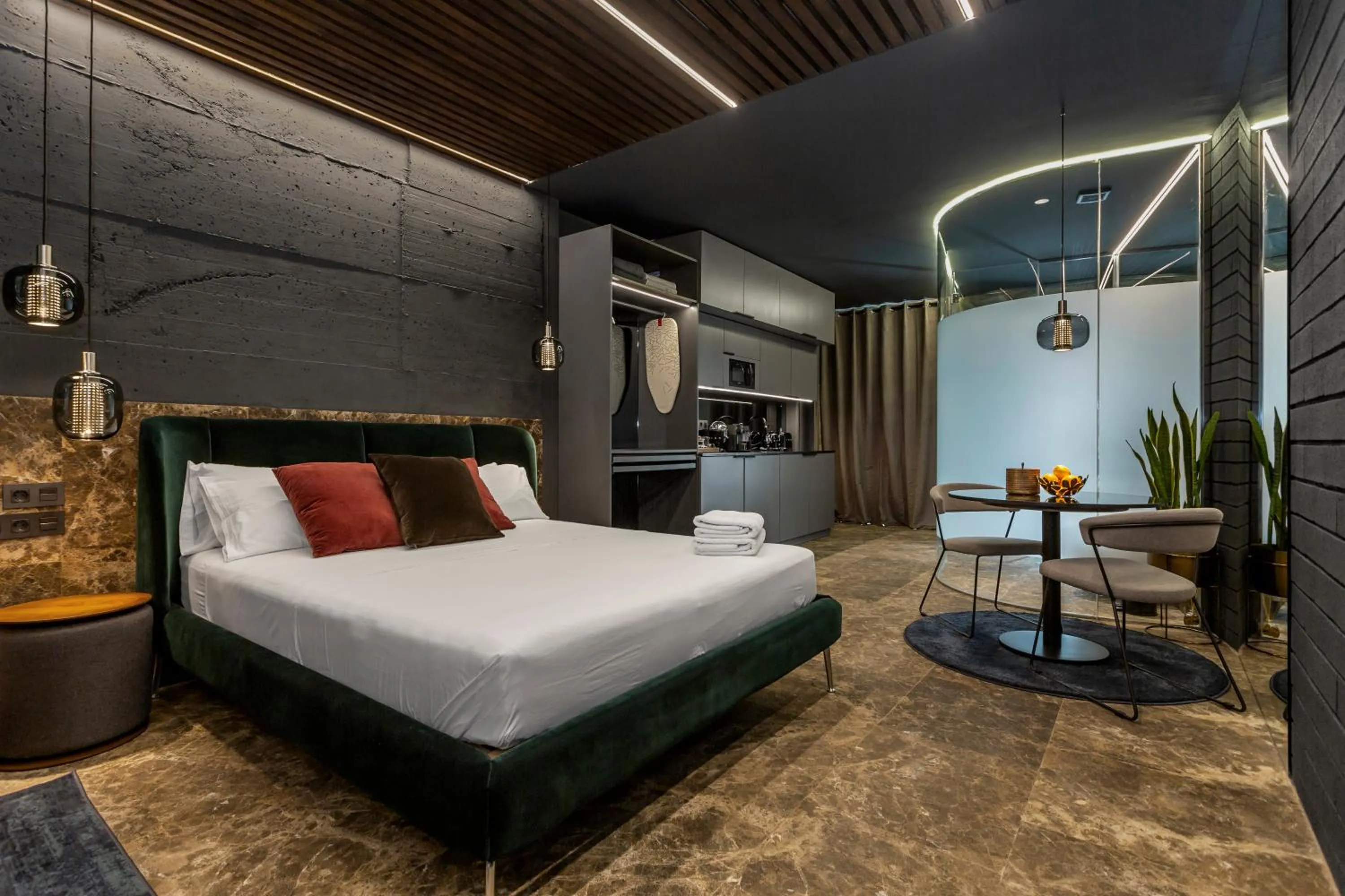 Bed in Apartaestudios Evolution Luxury