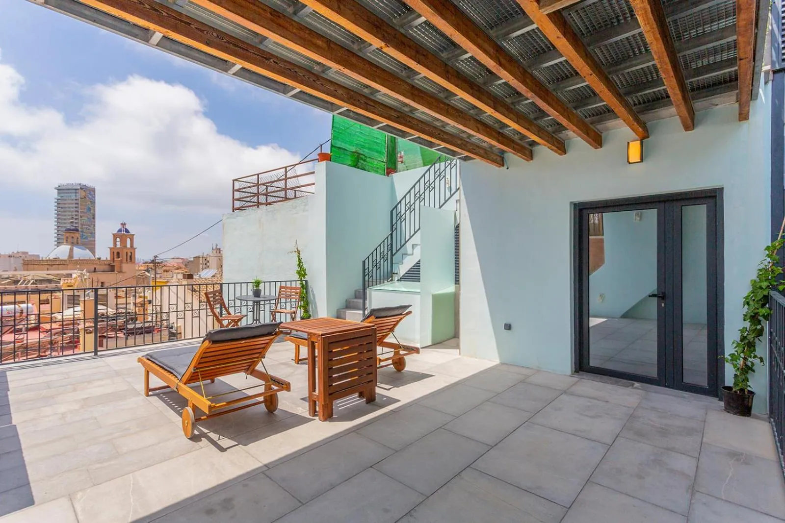 Balcony/Terrace in Apartaestudios Evolution Luxury