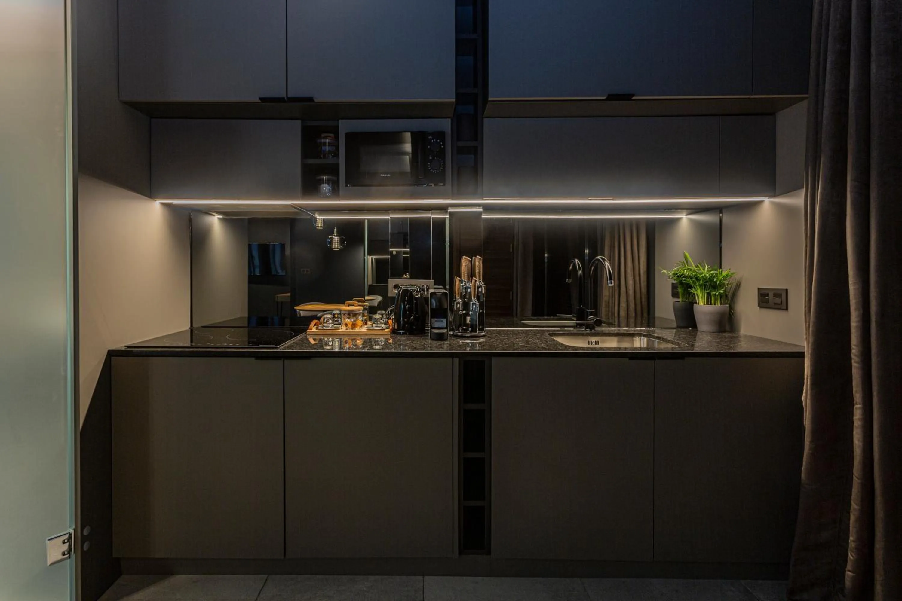 Coffee/tea facilities in Apartaestudios Evolution Luxury