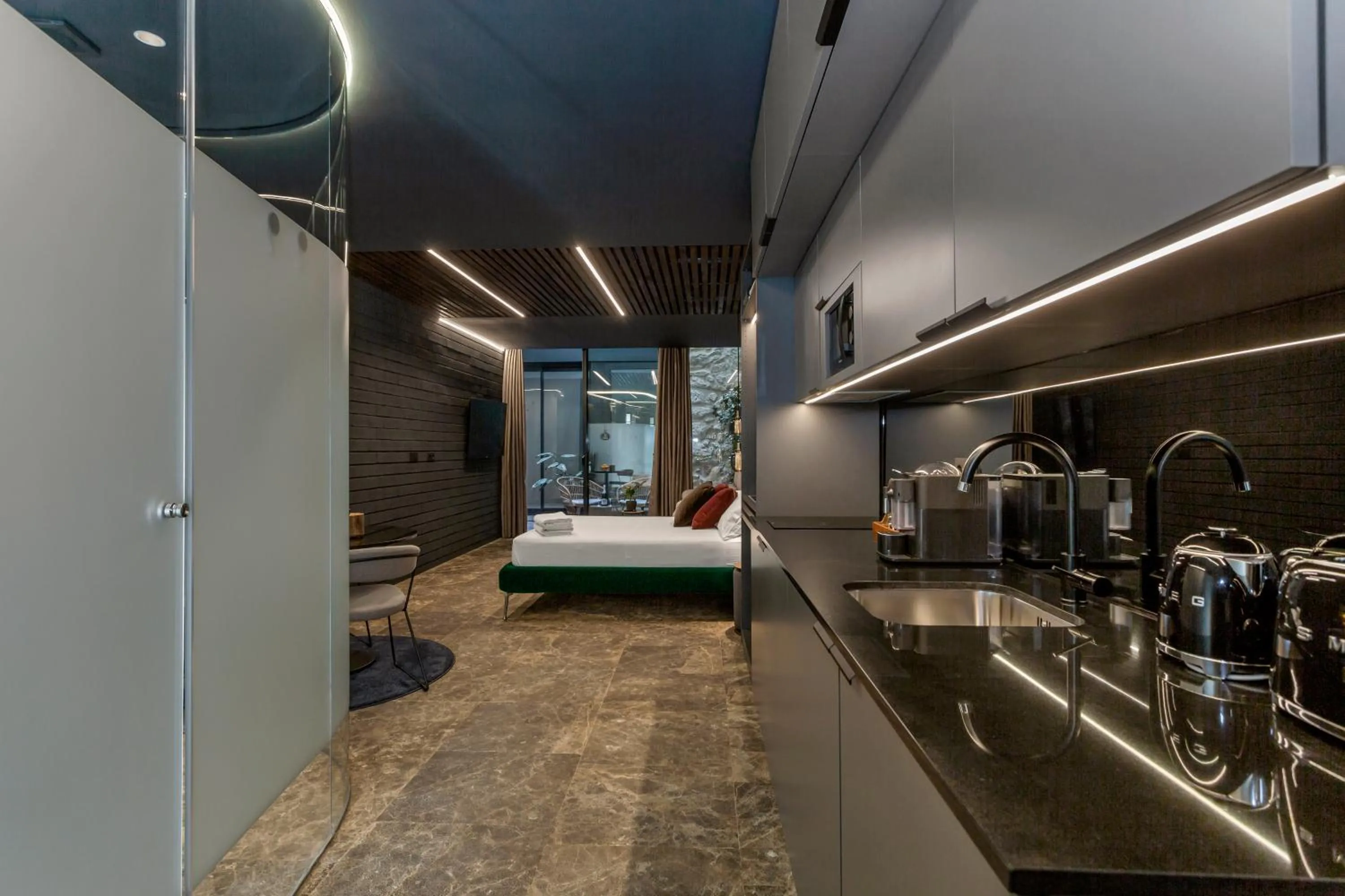 Bed in Apartaestudios Evolution Luxury