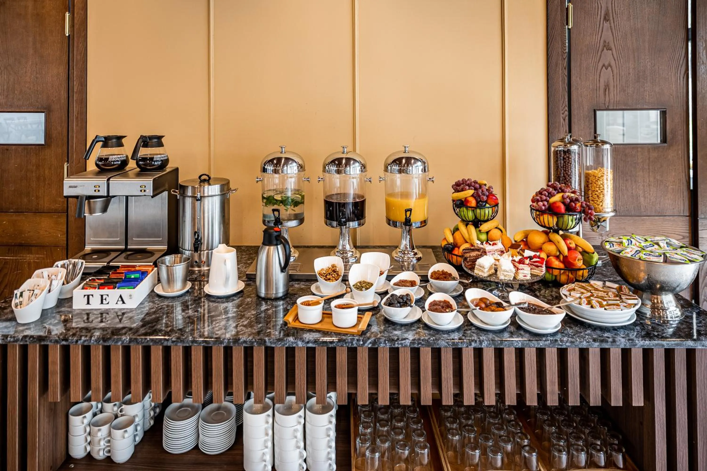 Buffet breakfast in Kutaisi Inn