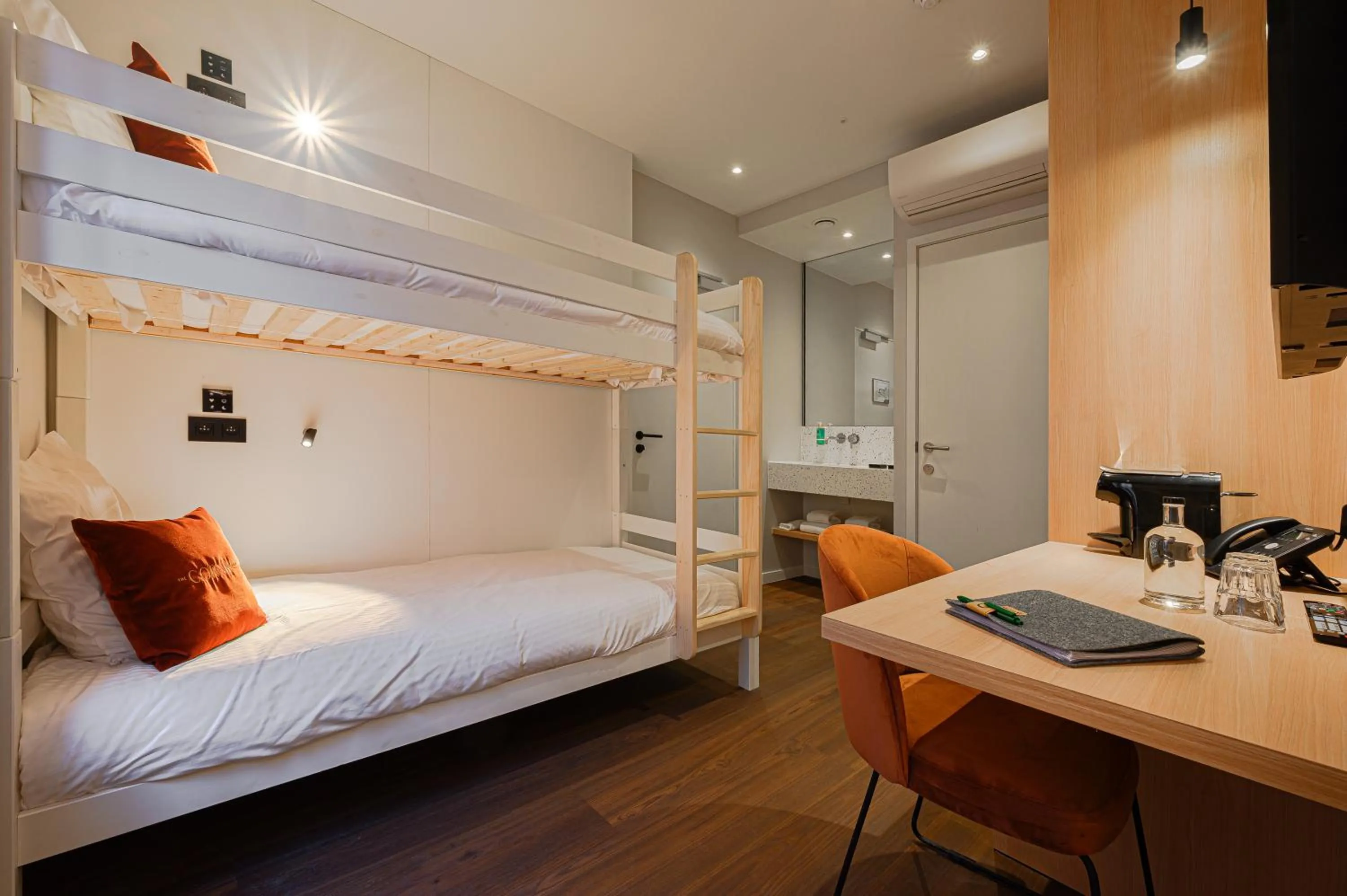 Bed in The CORNR Hotel