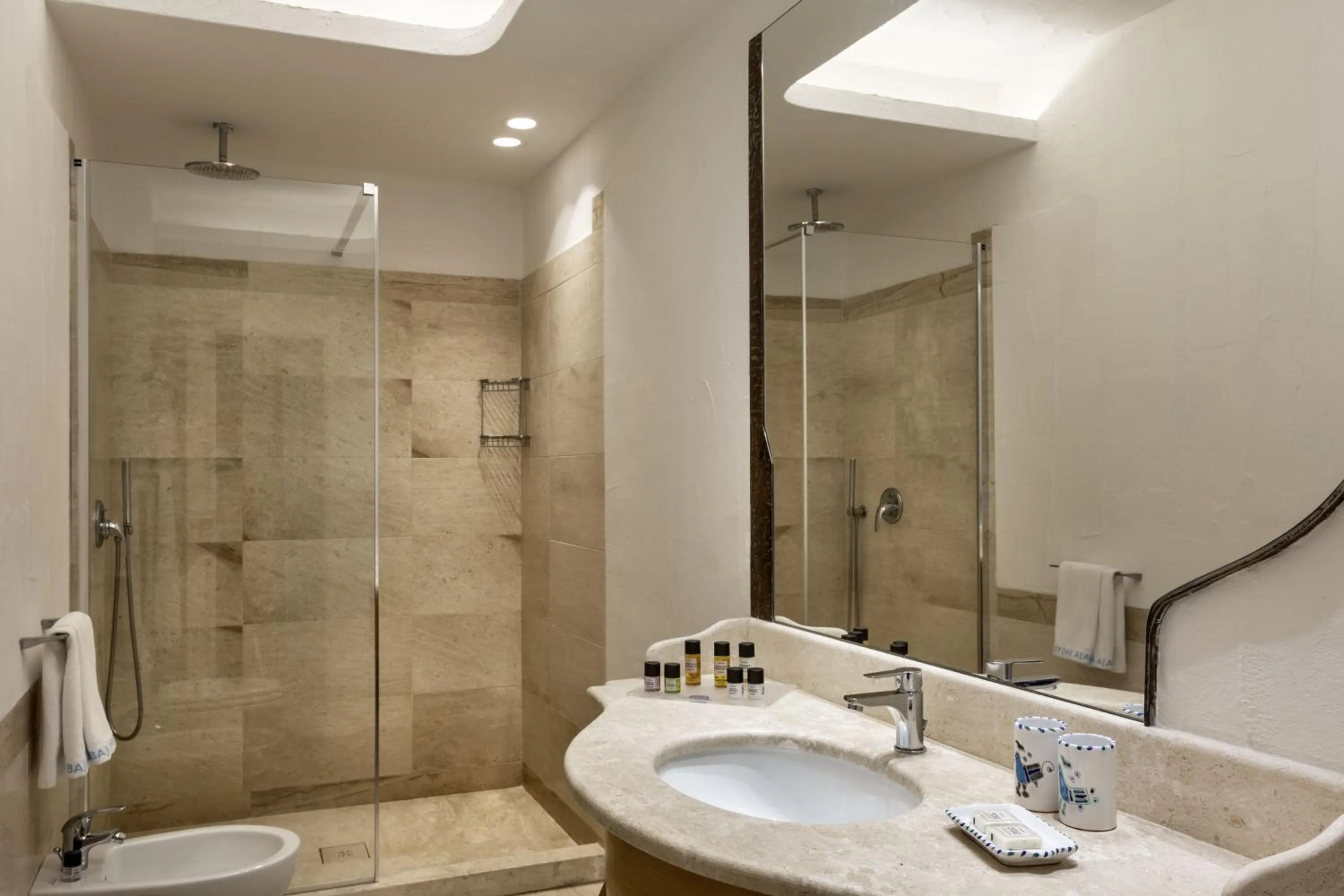 Bathroom in Club Hotel Baja Sardinia