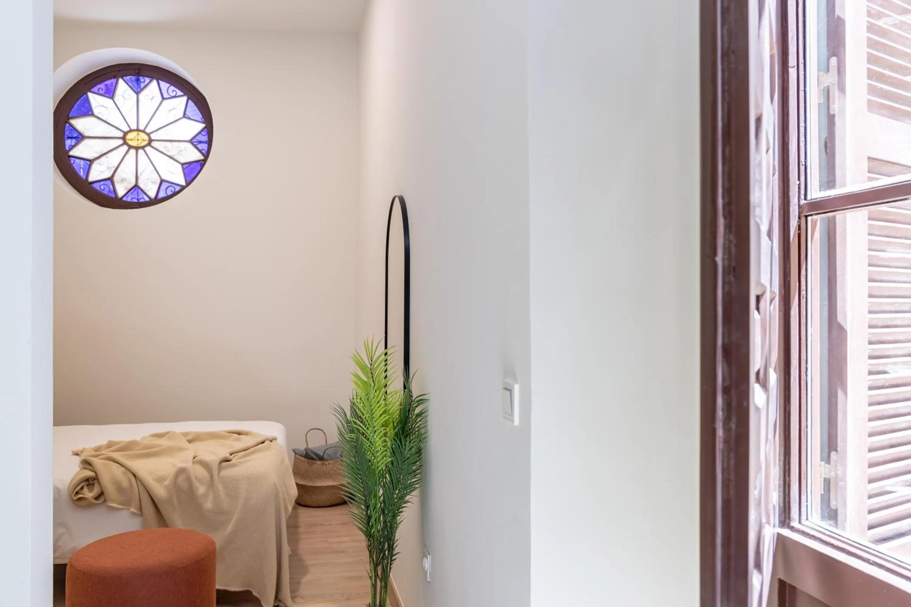 Decorative detail, Bed in Líbere Málaga la Merced