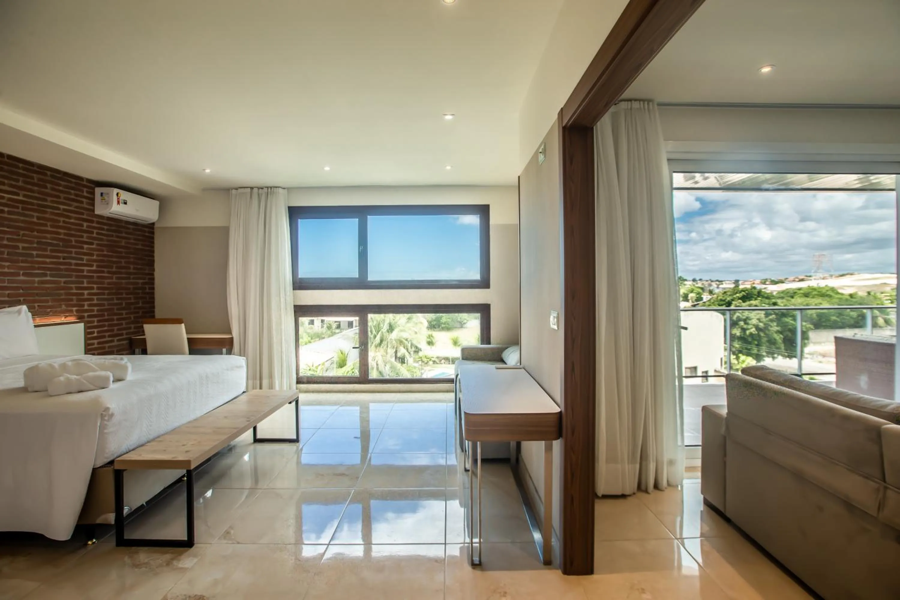 Bed in VM Hotel Cumbuco