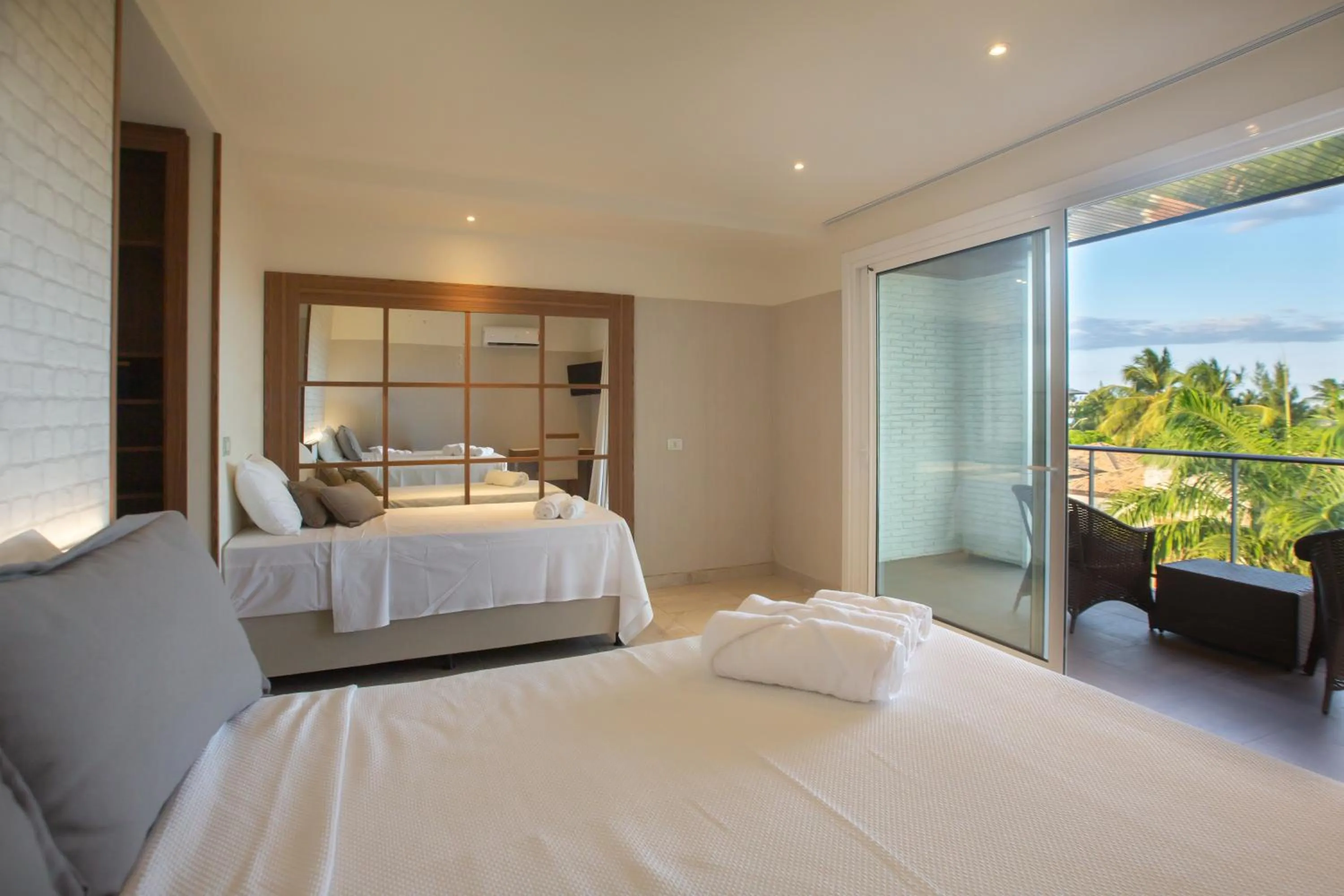 View (from property/room), Bed in VM Hotel Cumbuco