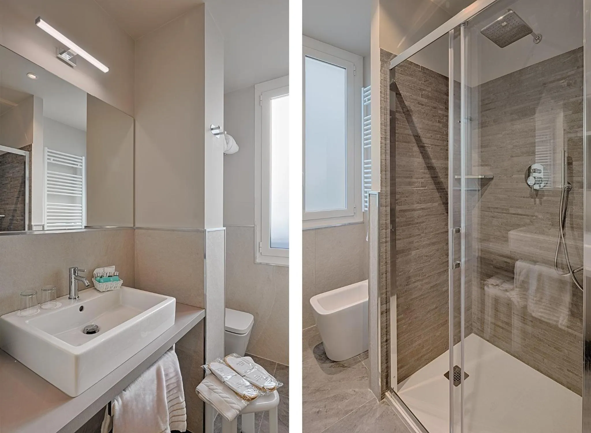 Shower in Hotel Paradiso