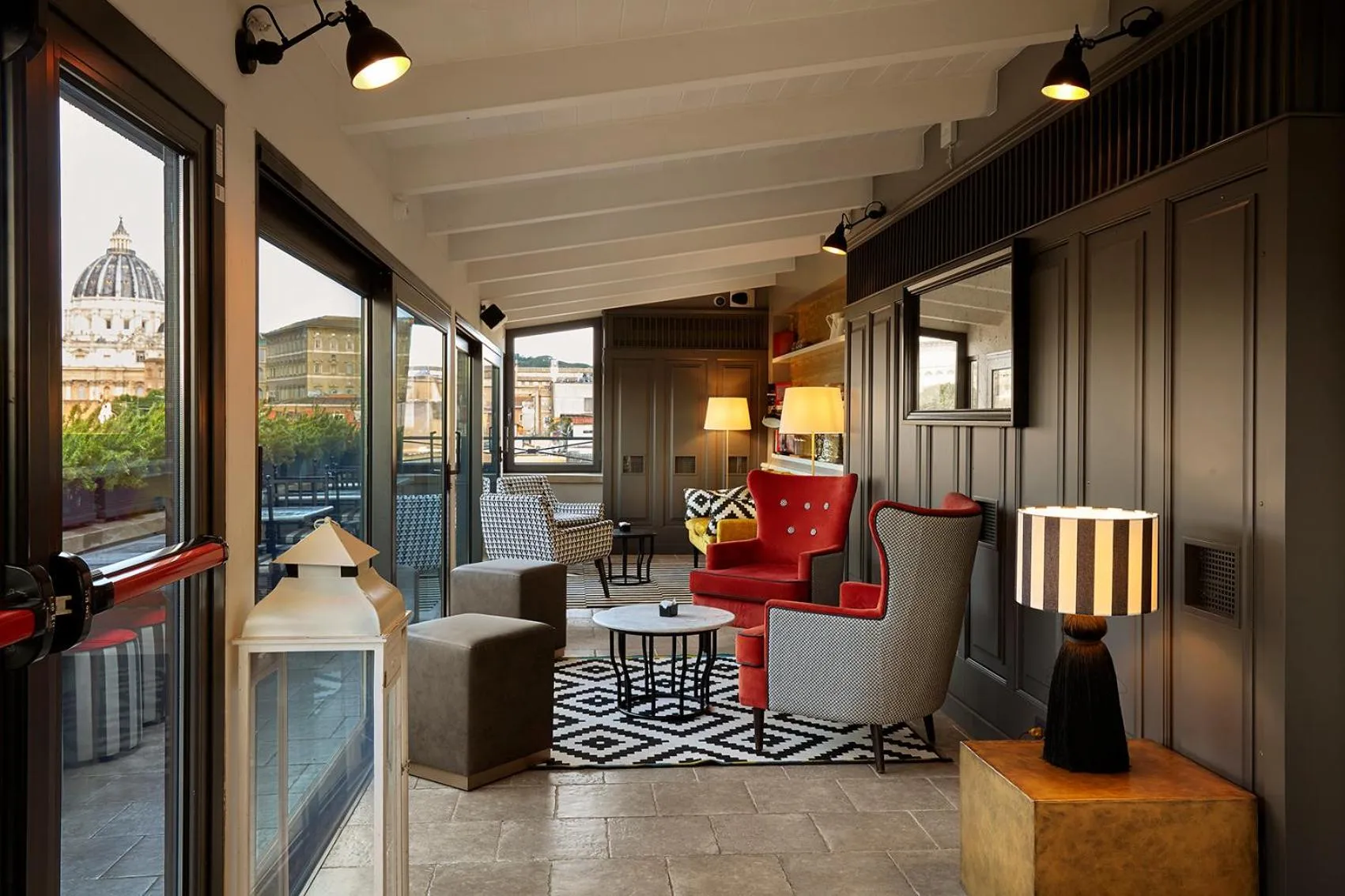 Restaurant/places to eat in Trianon Borgo Pio Aparthotel