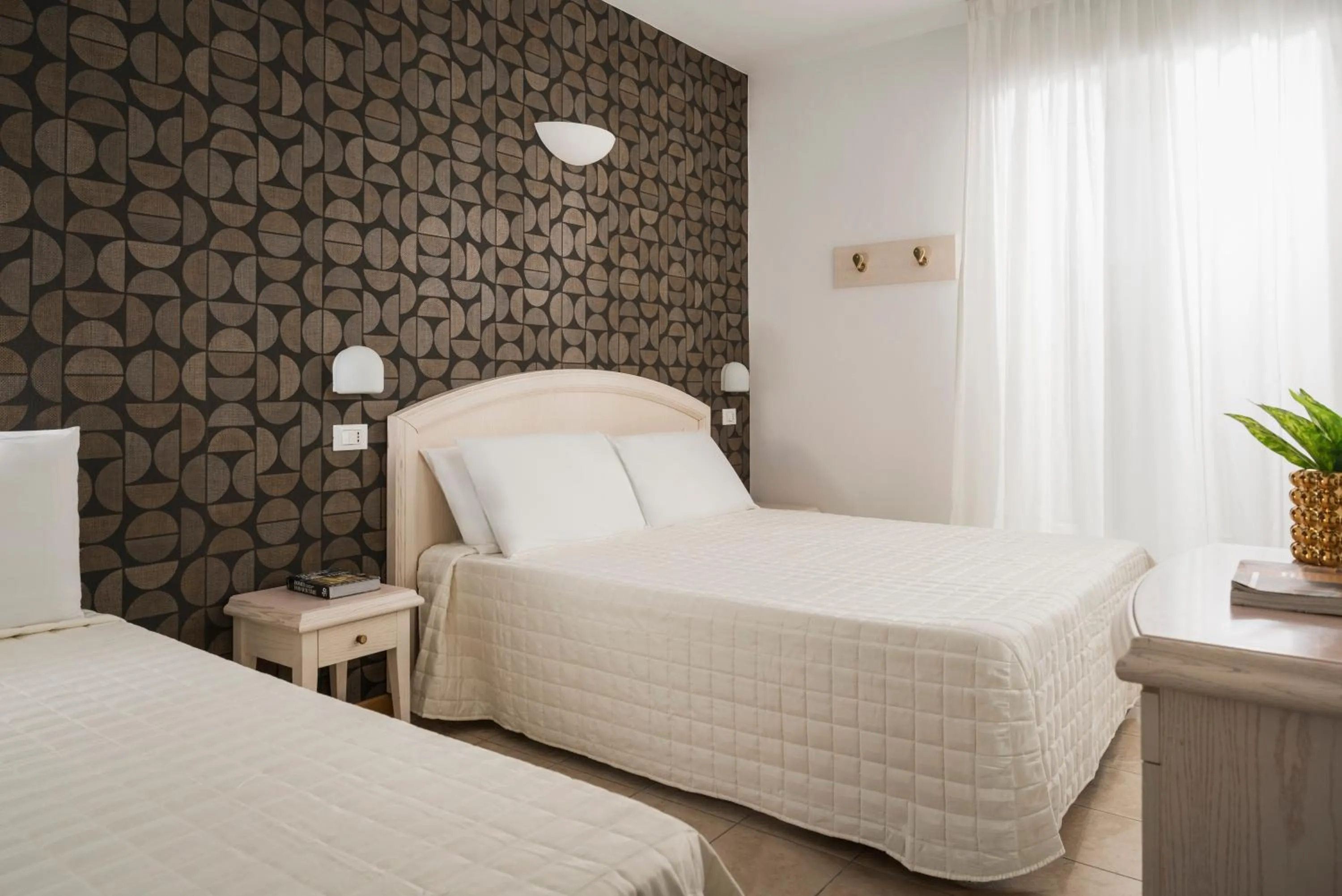 Bed in Hotel Villa Mare