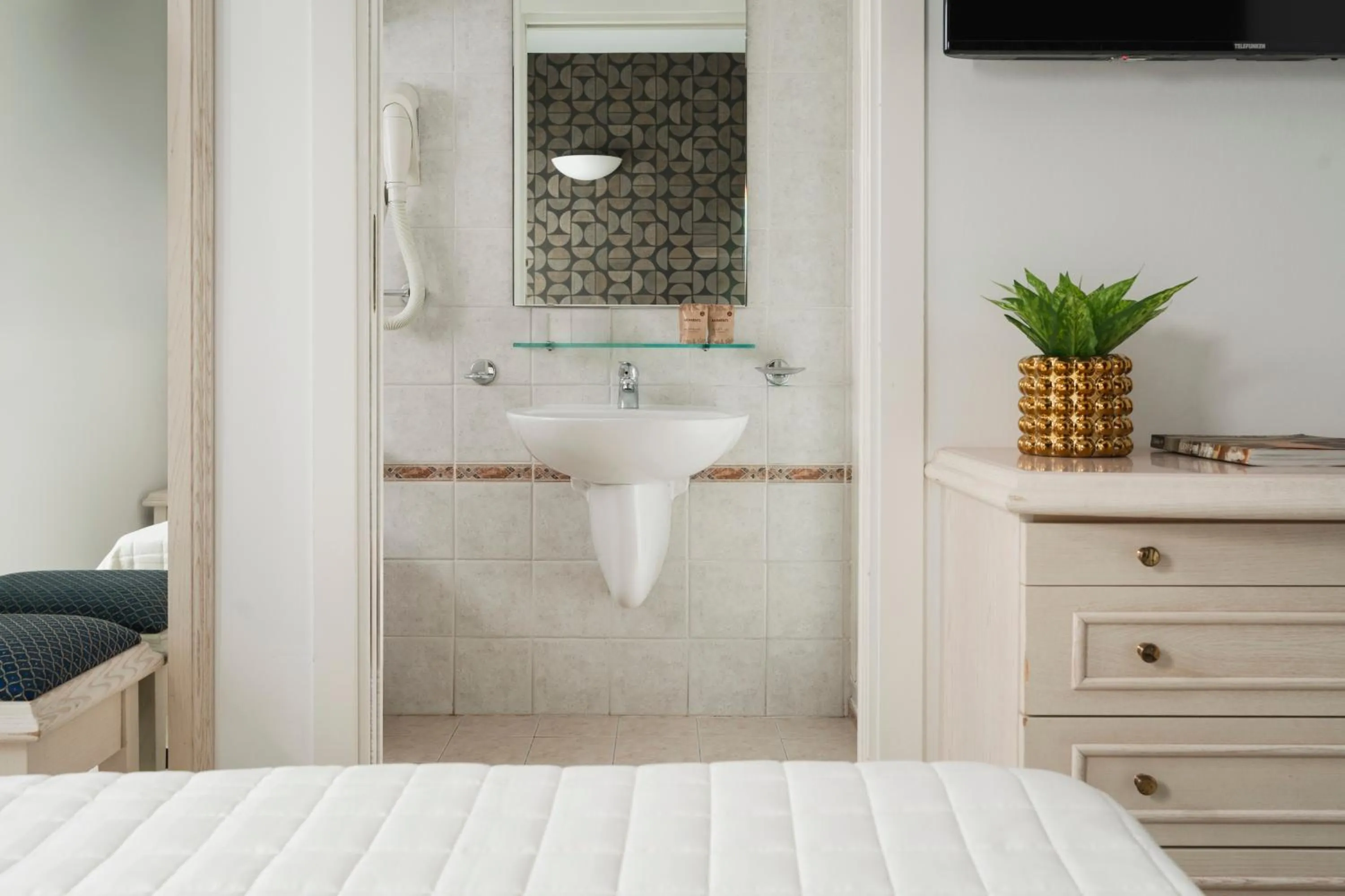 Bed in Hotel Villa Mare