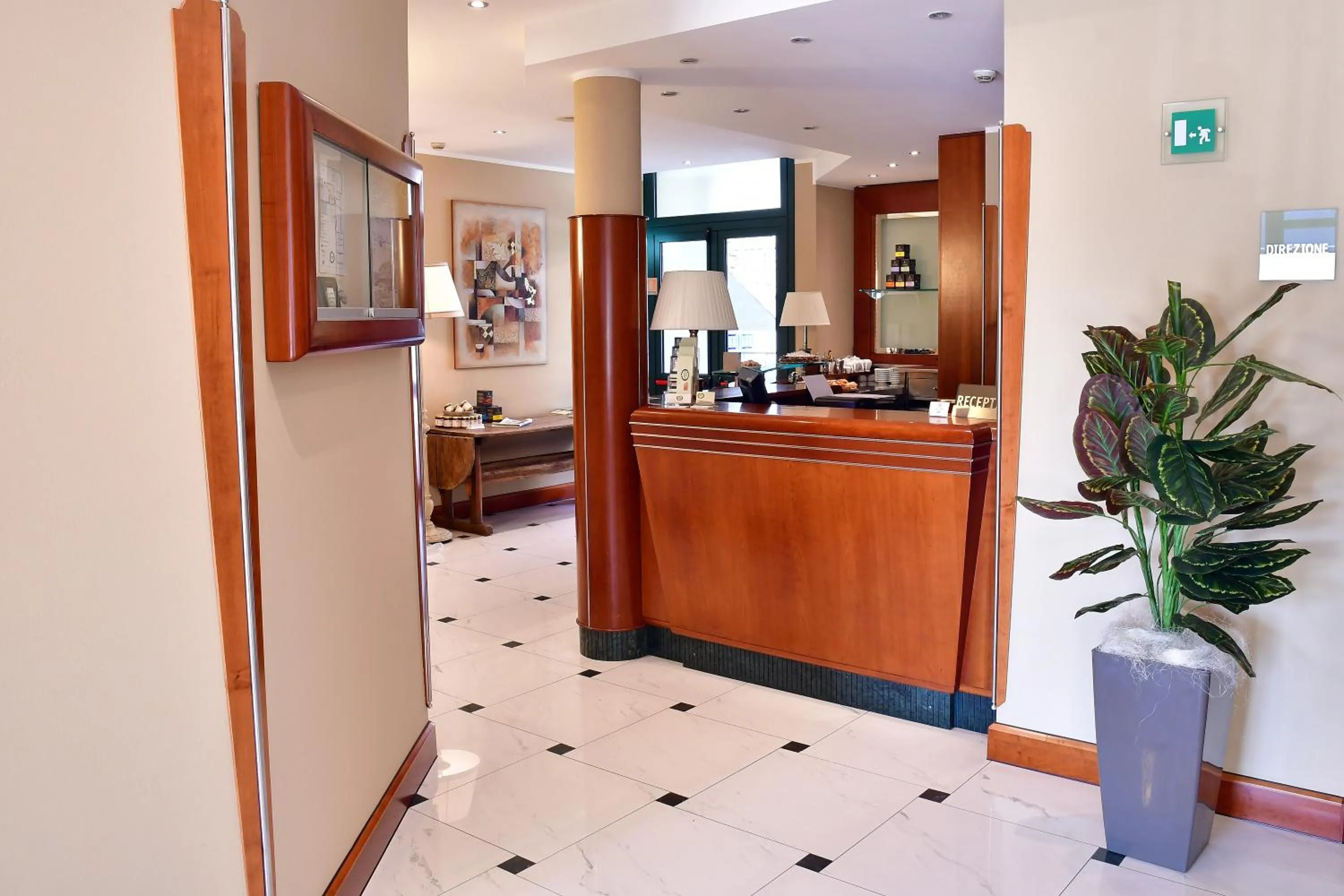 Lobby or reception in Albergo Ristorante San Marco