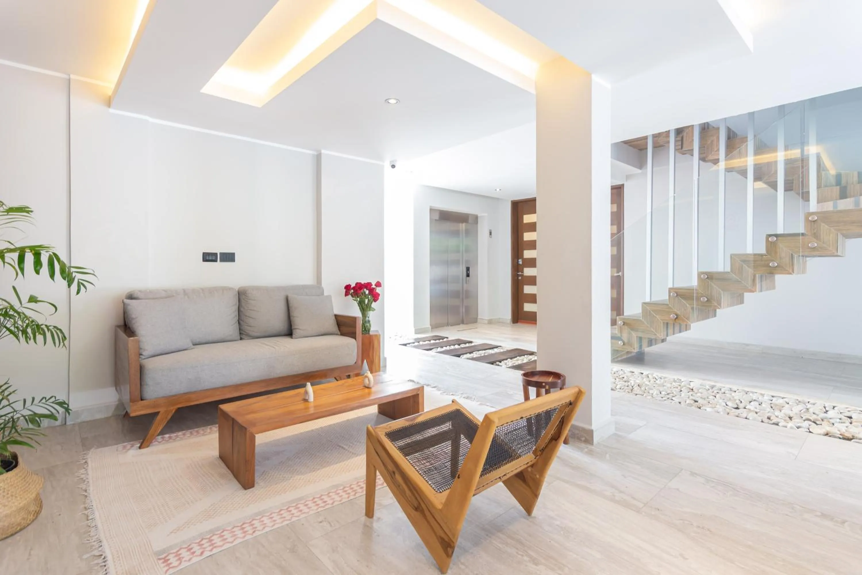 Lobby or reception in Toh House Luxury by Boutique Apartments MX