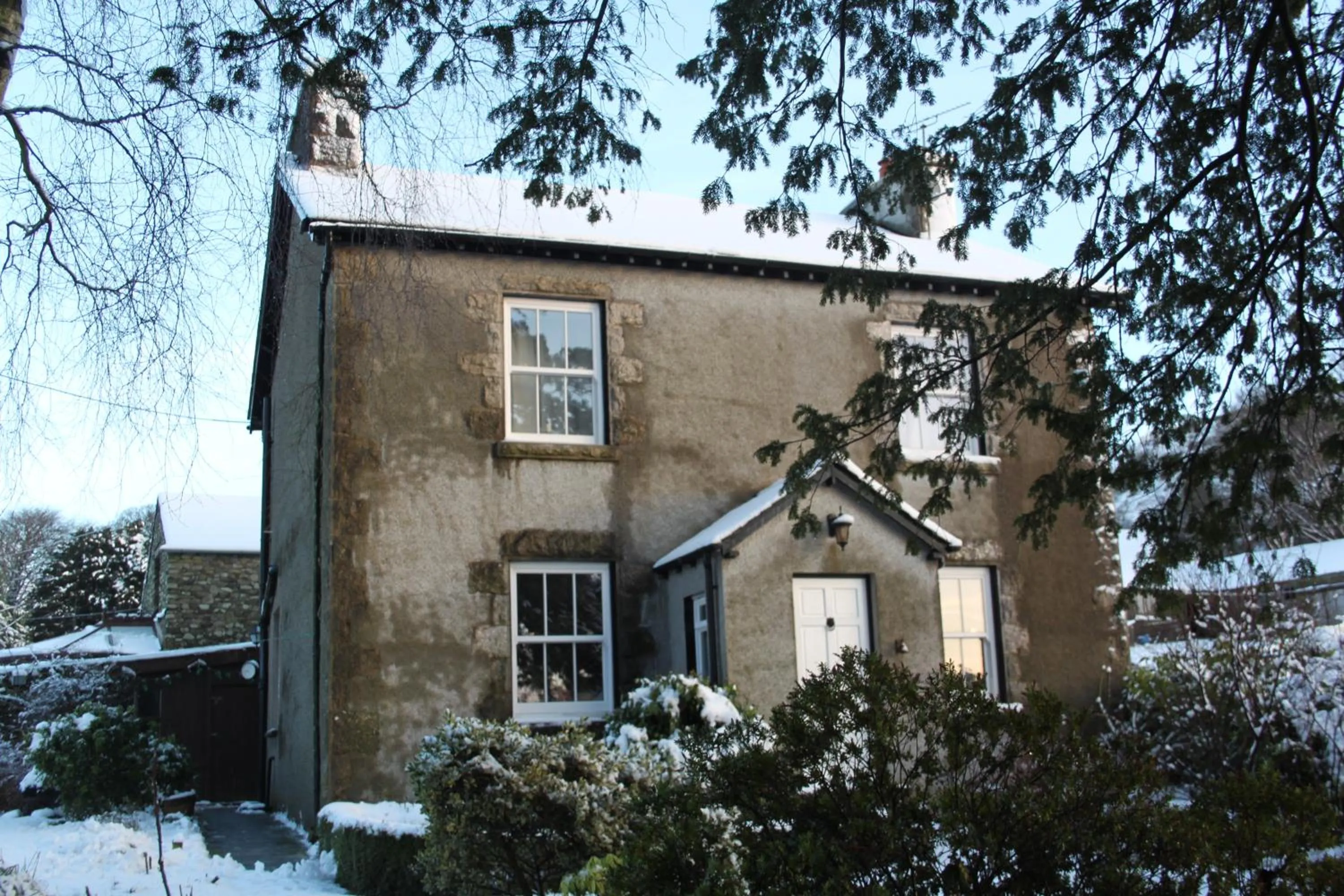 Facade/entrance in Ellenboro House