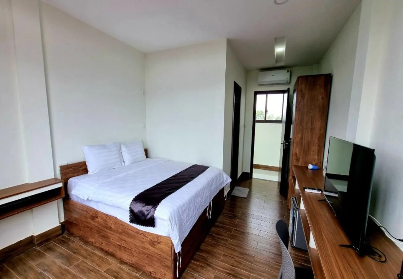 Bed in Golden Star Villa Hue