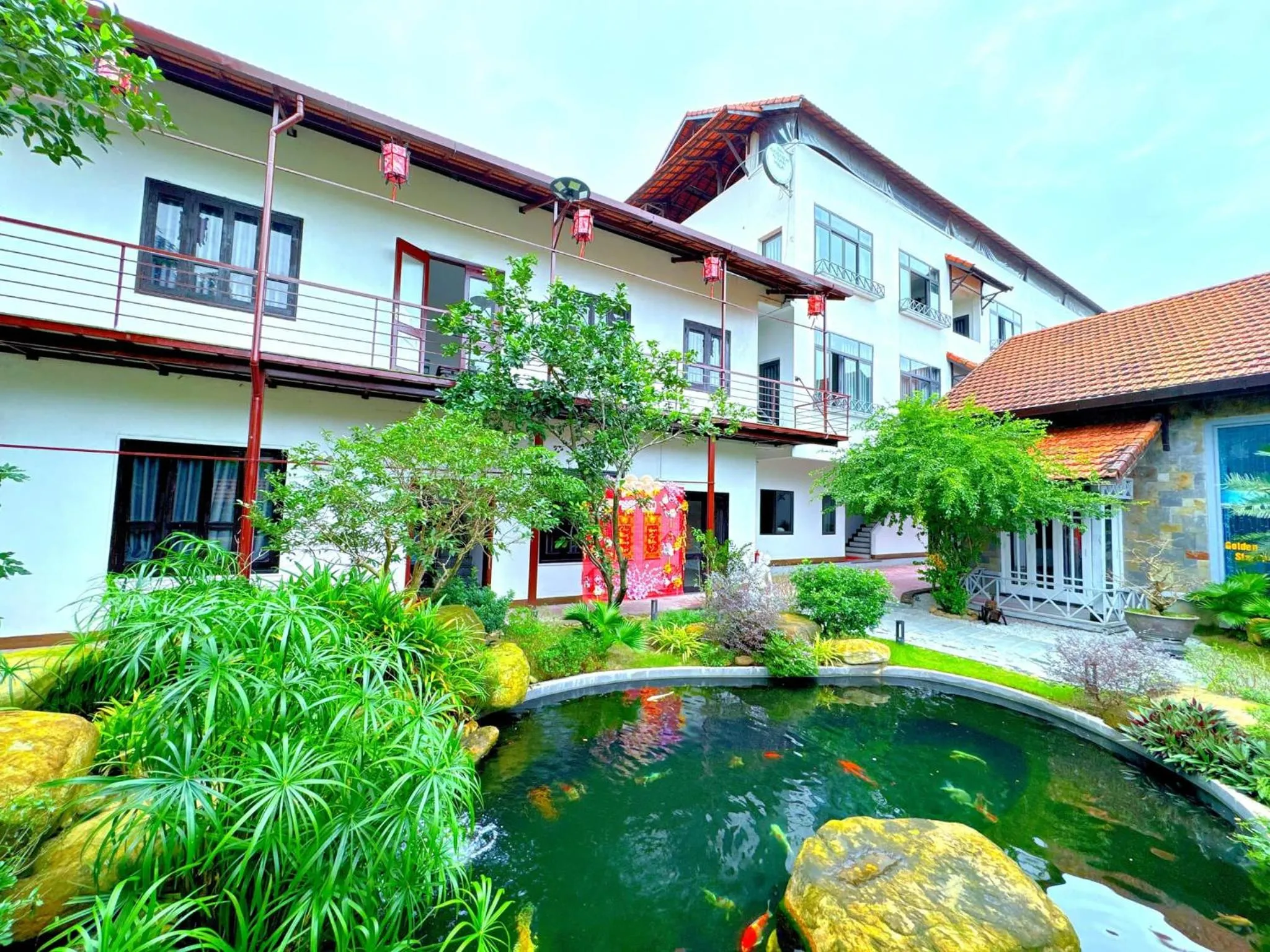 Patio in Golden Star Villa Hue